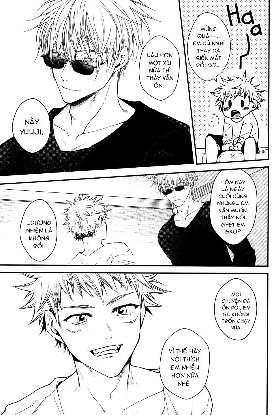 ONESHOT VÀ DOU THEO ĐỀ CỬ Chapter 16.6 GojoYuuji - Next 