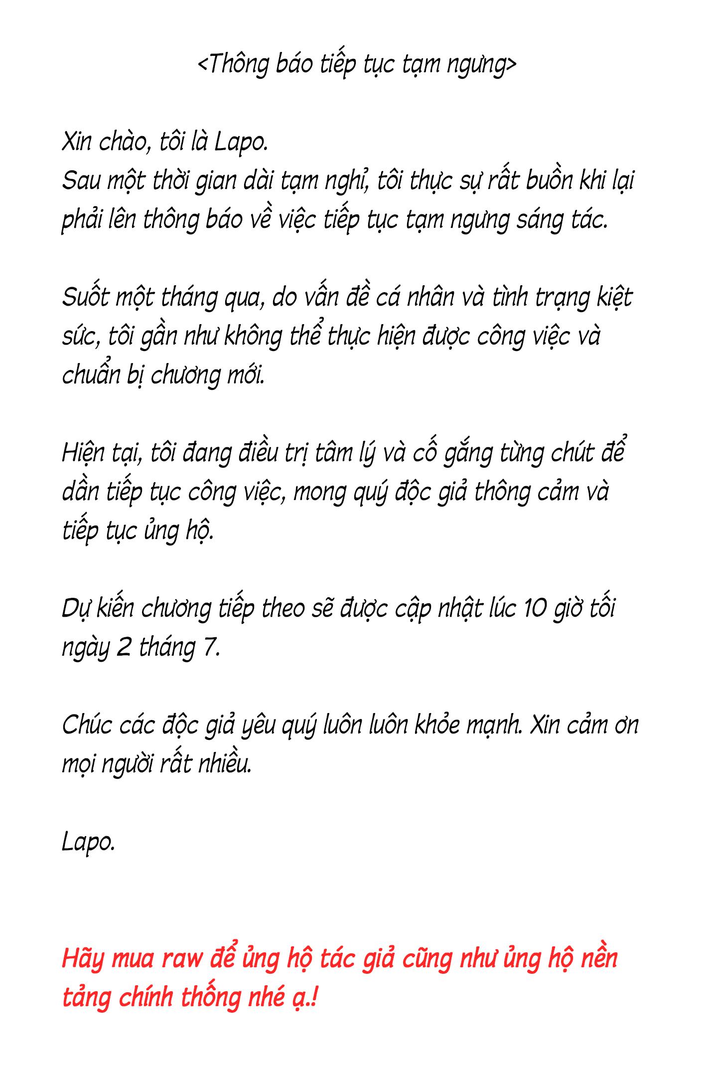(CBunu) Cây Không Có Rễ Chapter 88.2 Thông báo OFF - Next 