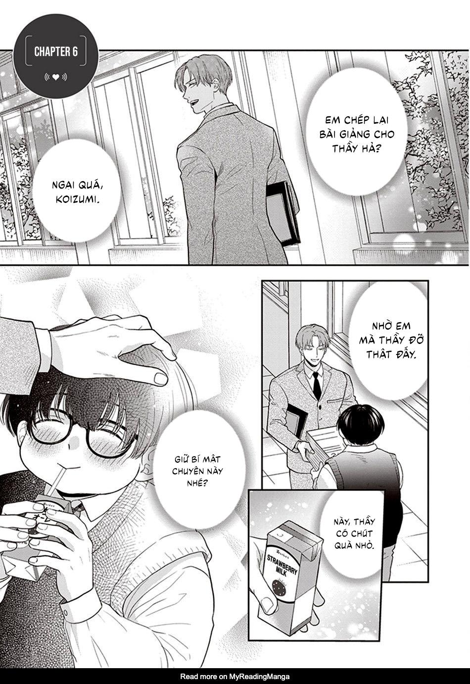 Koizumi-sensei không muốn bị phát hiện Chapter 6 - Trang 2