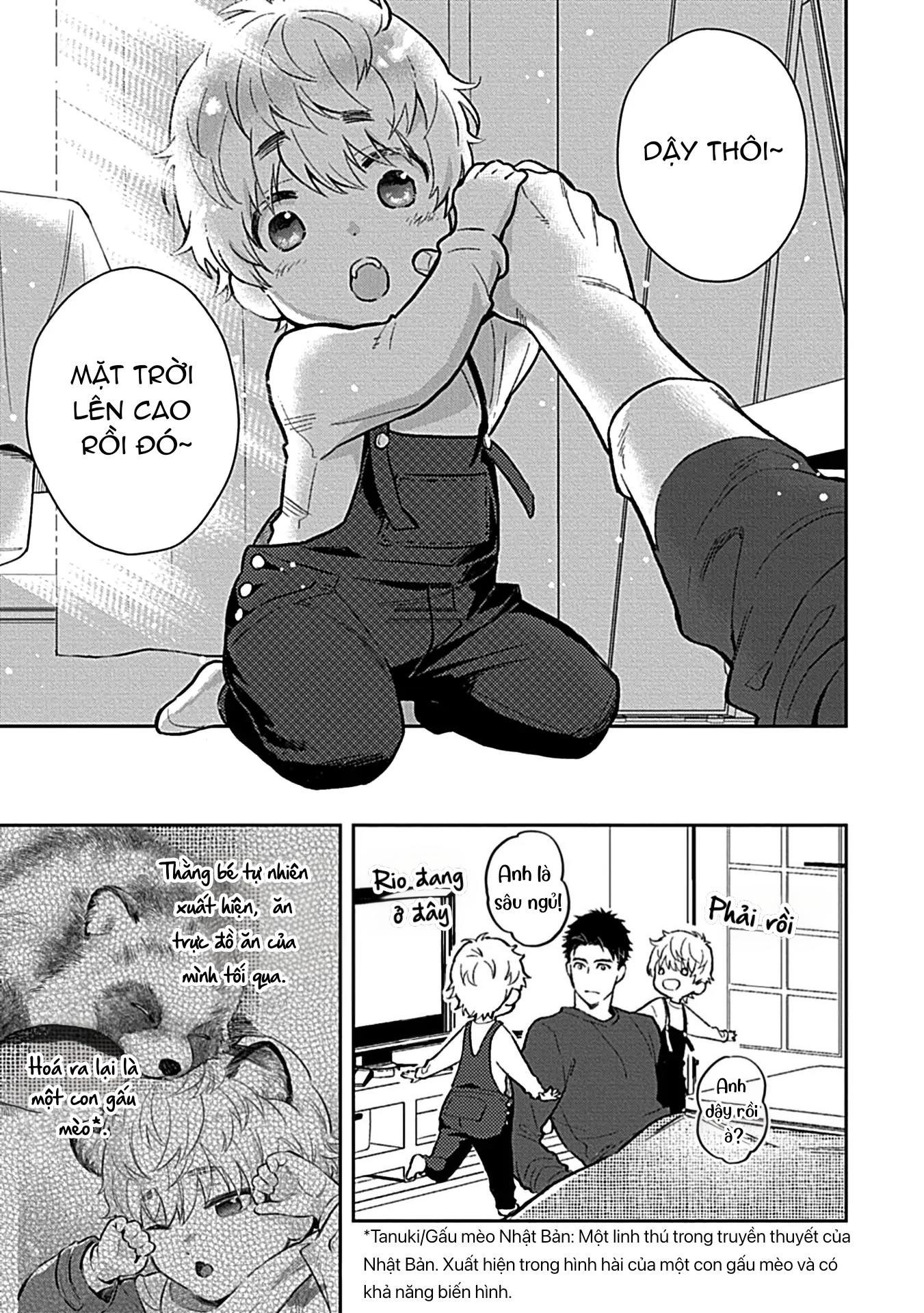 Trở Thành Một Gia Đình Cùng Hai Anh Em Tanuki Chapter 2 - Trang 2