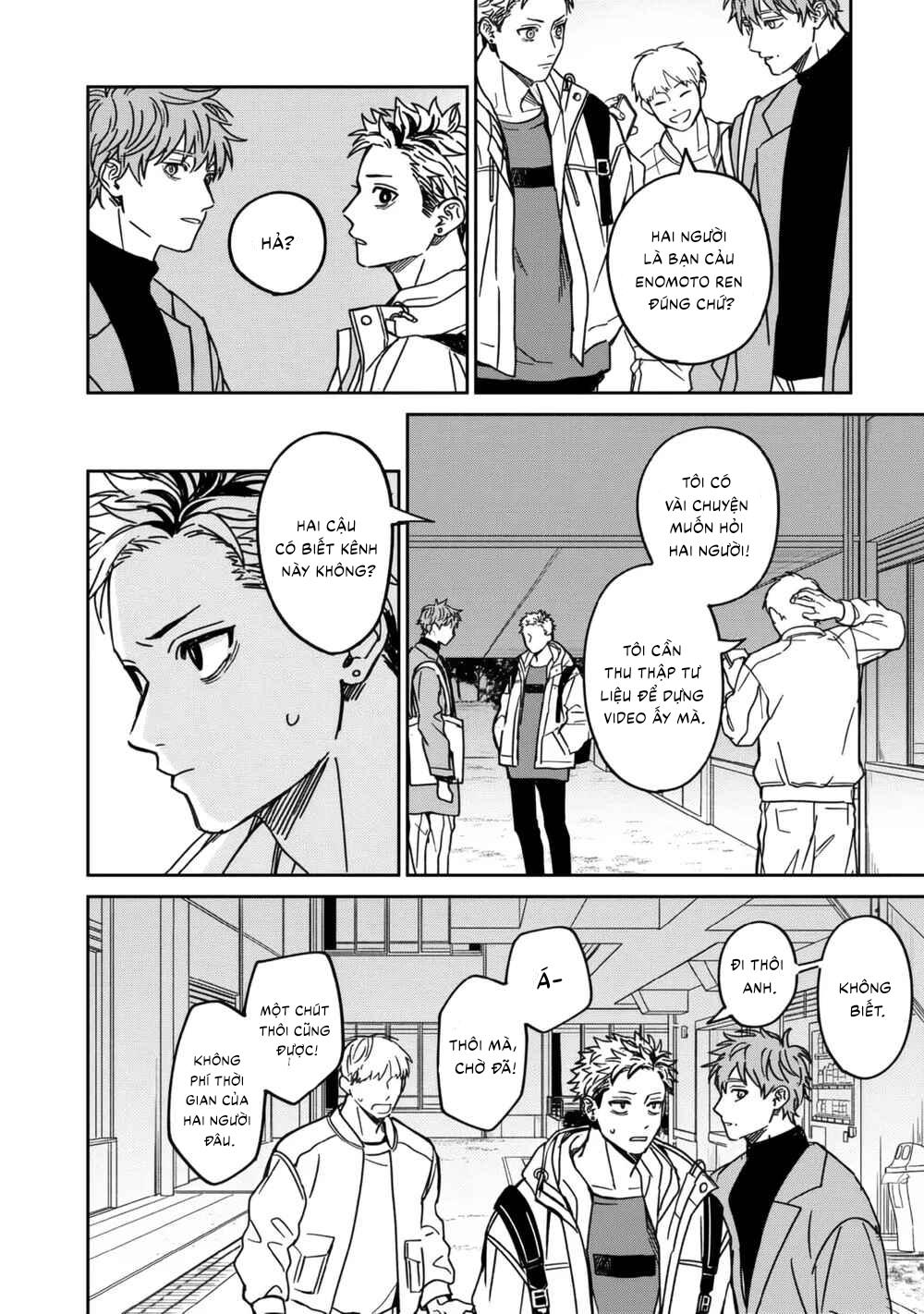 Tiền bối Enomoto không ngây thơ như thiên thần Chapter 4 - Trang 2