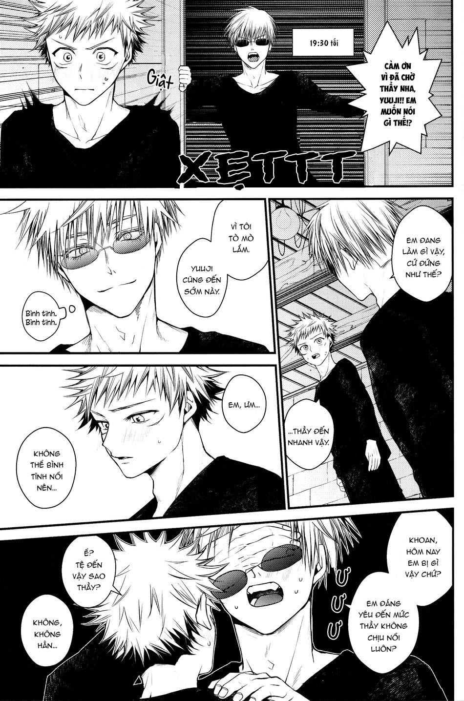 ONESHOT VÀ DOU THEO ĐỀ CỬ Chapter 16 GojoYuuji - Next 