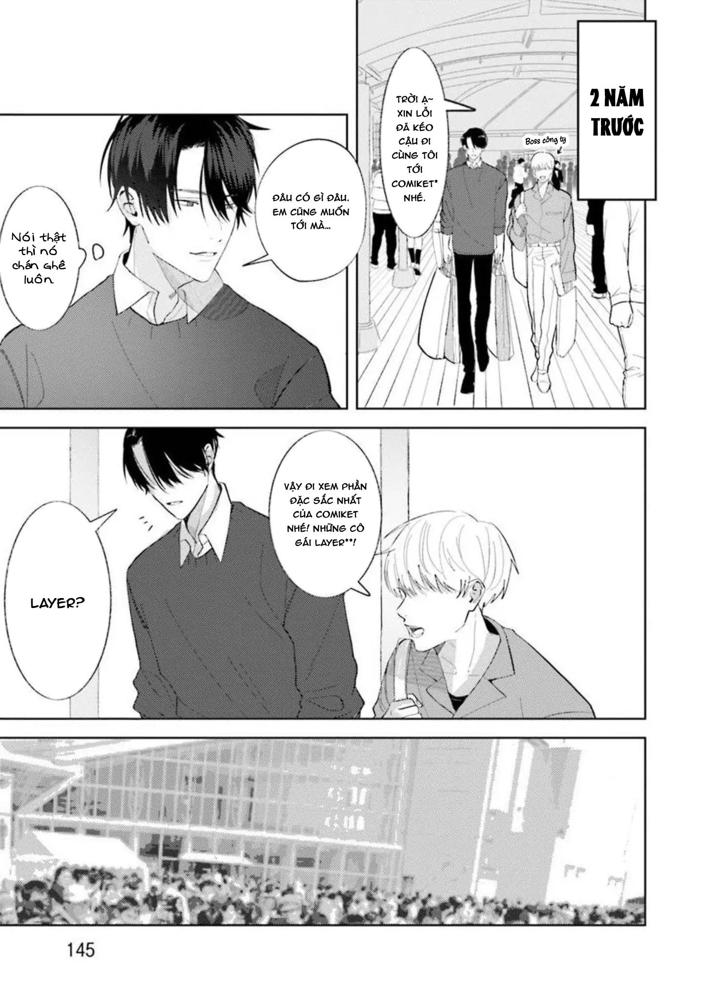 Nếu bị sếp phát hiện ra việc cosplay nữ thì tôi chết chắc Chapter 5 - Trang 2