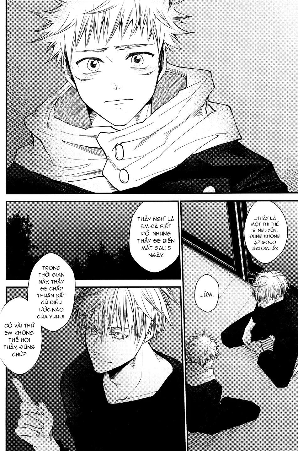 ONESHOT VÀ DOU THEO ĐỀ CỬ Chapter 16.6 GojoYuuji - Next 