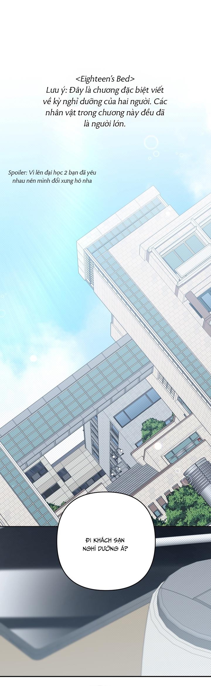 EIGHTEEN'S BED Chapter 32 NTĐB: Kỳ nghỉ - Next 