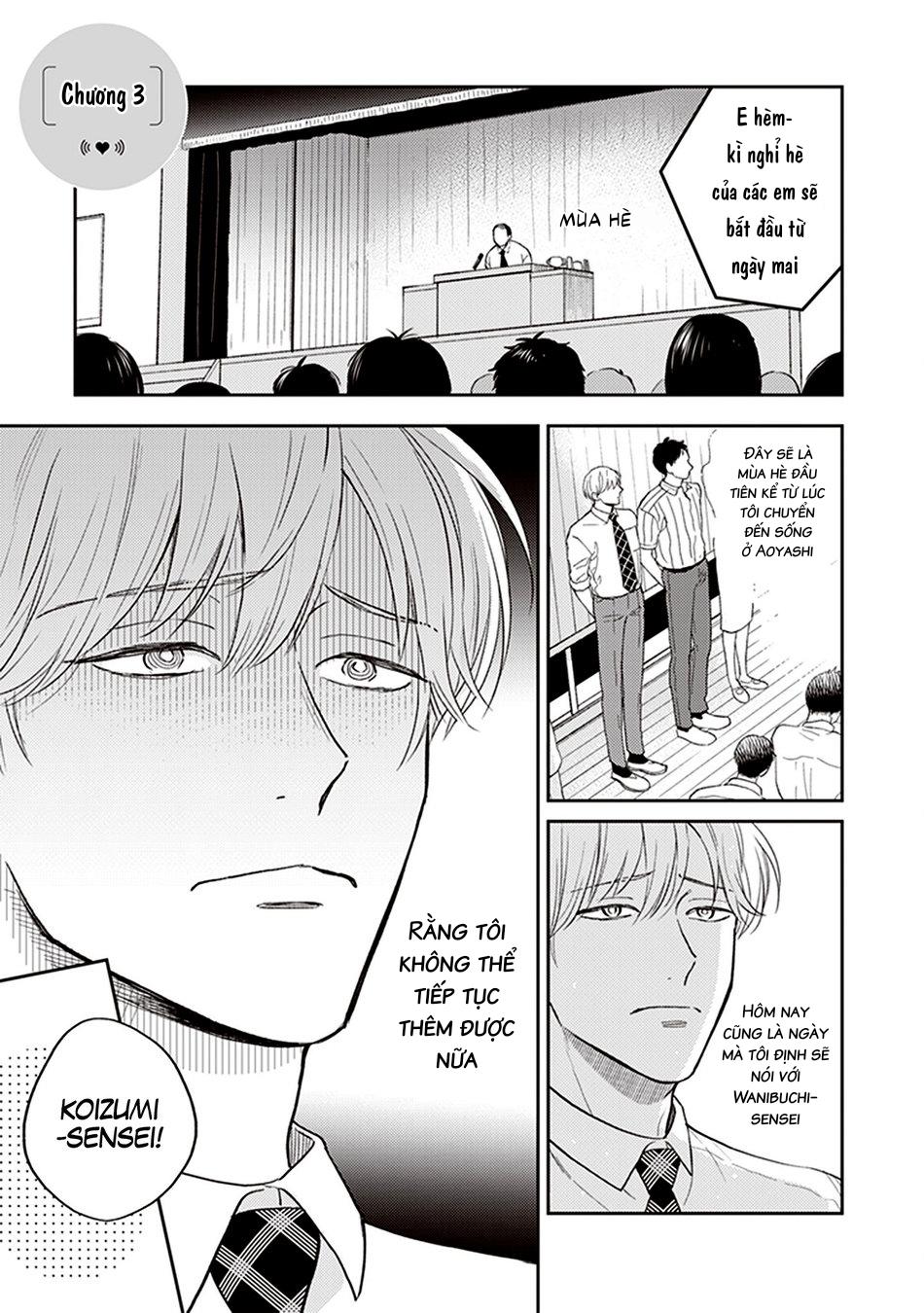 Koizumi-sensei không muốn bị phát hiện Chapter 3 - Trang 2