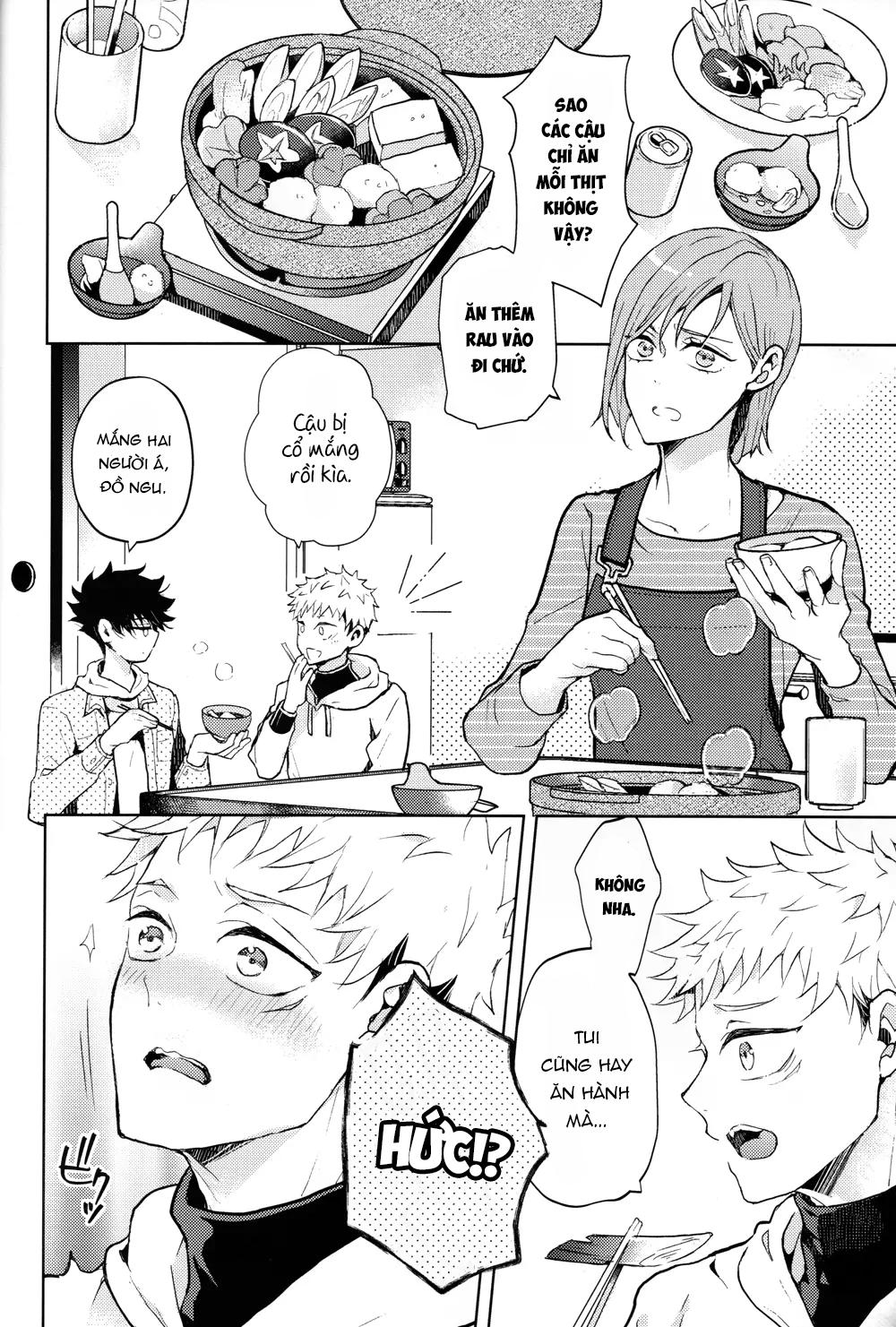 JUJUTSU KAISEN HD KHÔNG CHE Chapter 23 Gojo x Yuuji - Trang 2