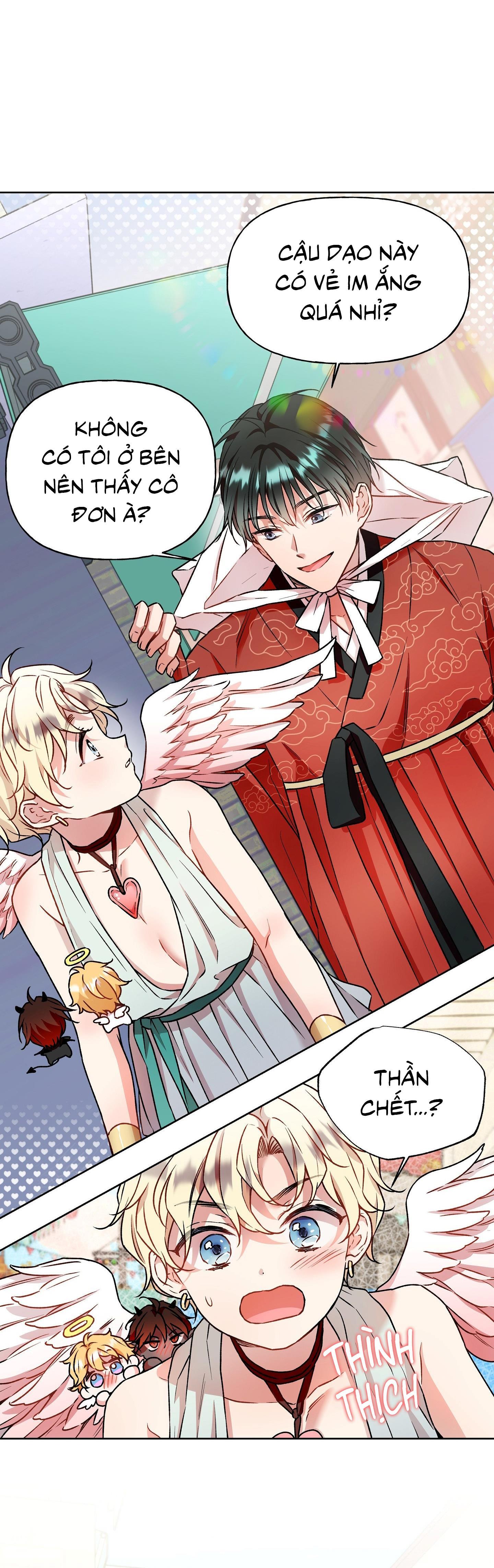 Thần chết muốn trở thành thần tình yêu! Chapter 8 H+++ End - Trang 2