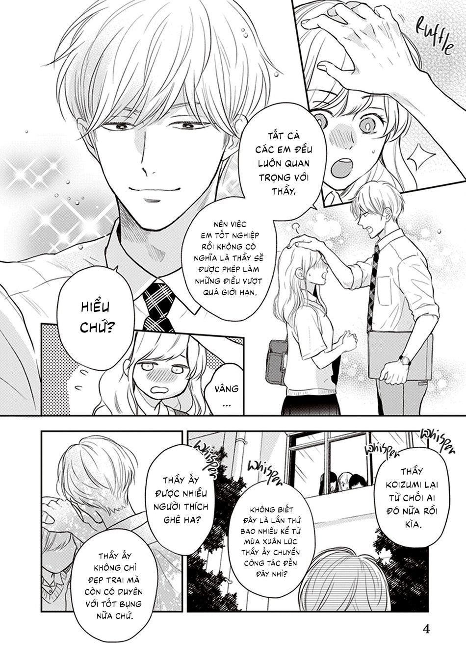 Koizumi-sensei không muốn bị phát hiện Chapter 1 - Trang 2