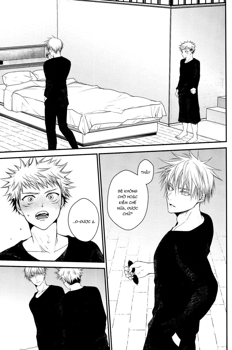 ONESHOT VÀ DOU THEO ĐỀ CỬ Chapter 16 GojoYuuji - Next 