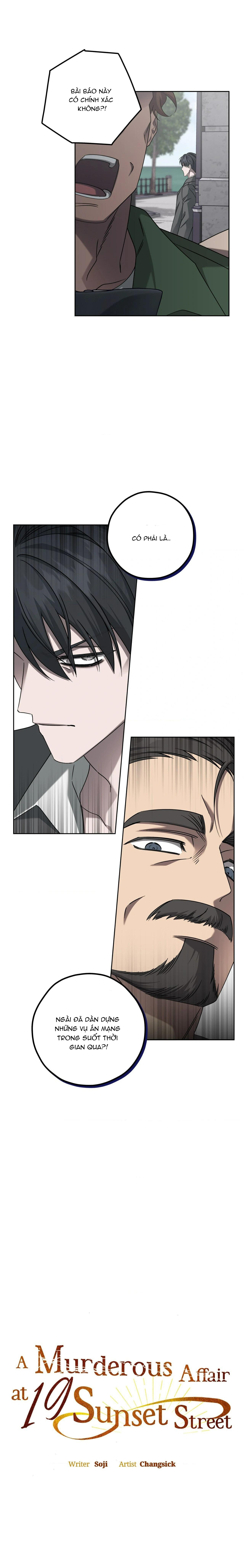 Vụ Án Mạng Kinh Hoàng Tại Số 19 Phố Sunset Chapter 15 - Next Chapter 16