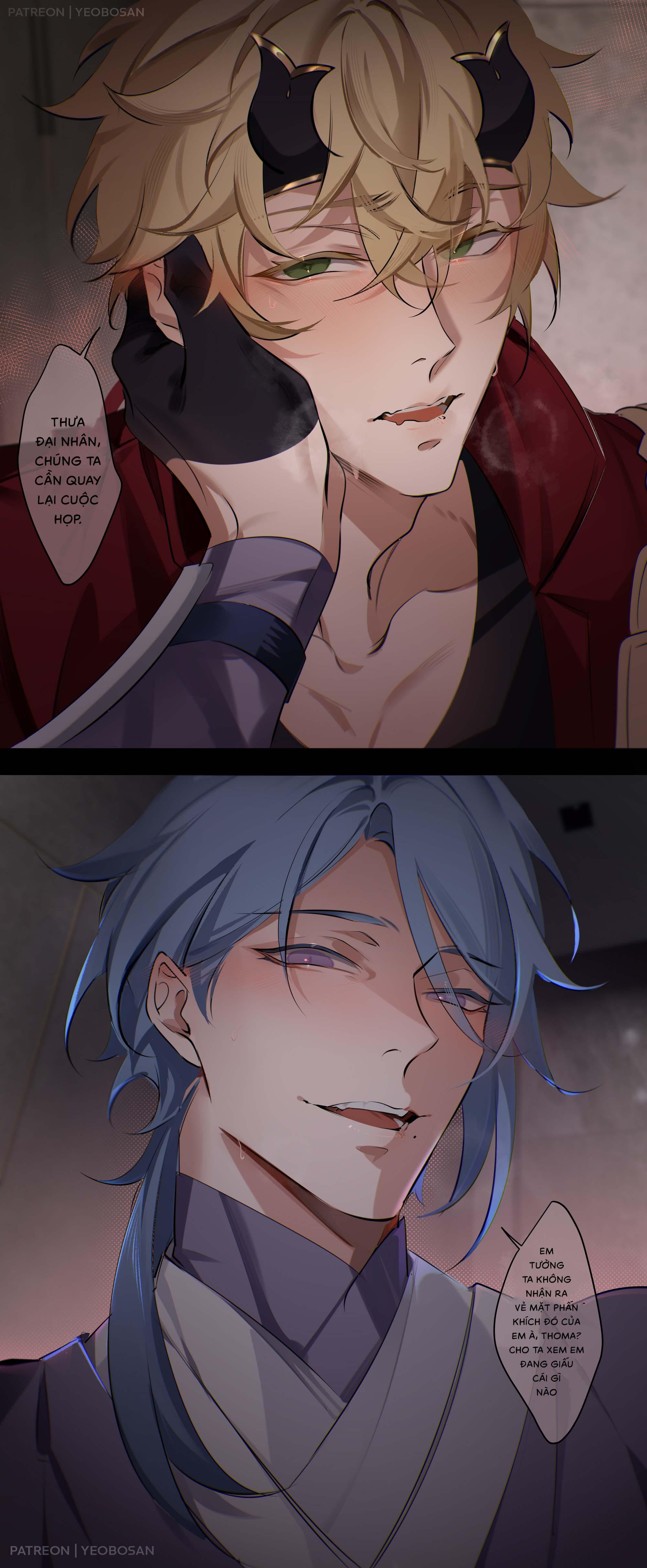 Tổng Hợp Oneshot Genshin Impact Chapter 85 Ayato x Thoma - Next Chapter 86 Zhongli x Neuvi