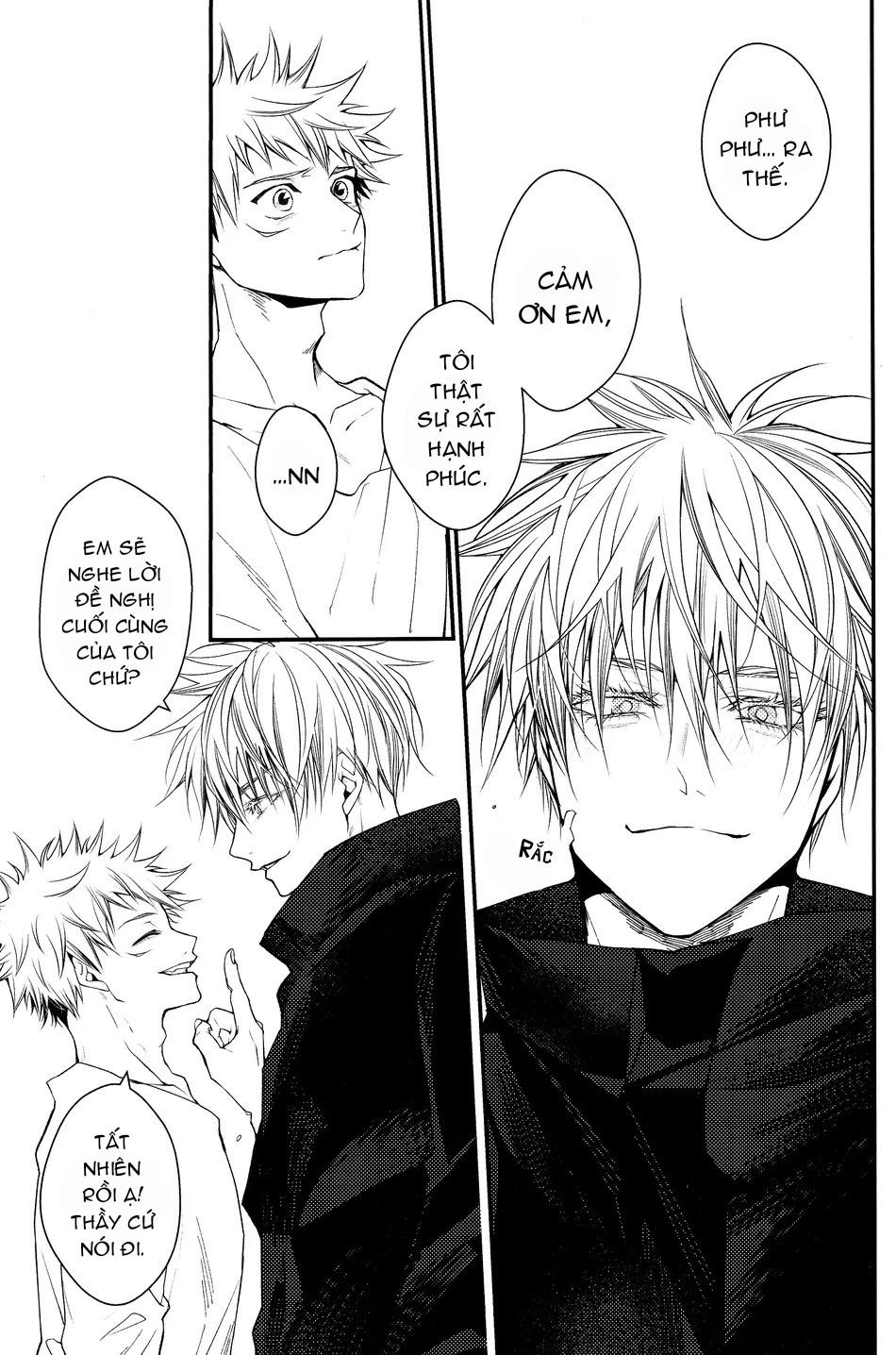 ONESHOT VÀ DOU THEO ĐỀ CỬ Chapter 16.6 GojoYuuji - Next 