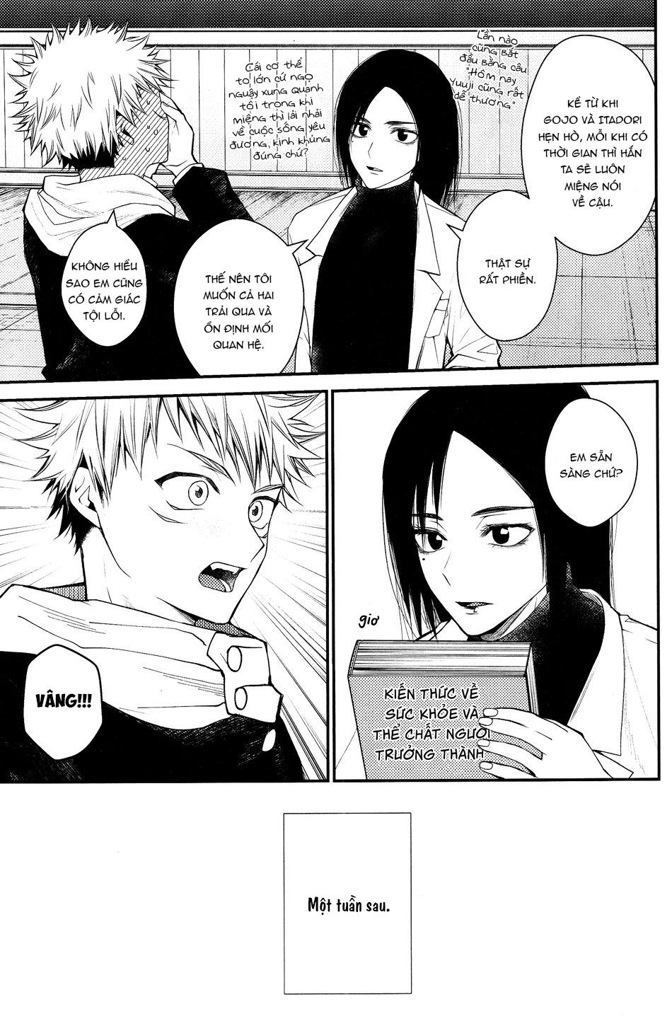 ONESHOT VÀ DOU THEO ĐỀ CỬ Chapter 16 GojoYuuji - Next 