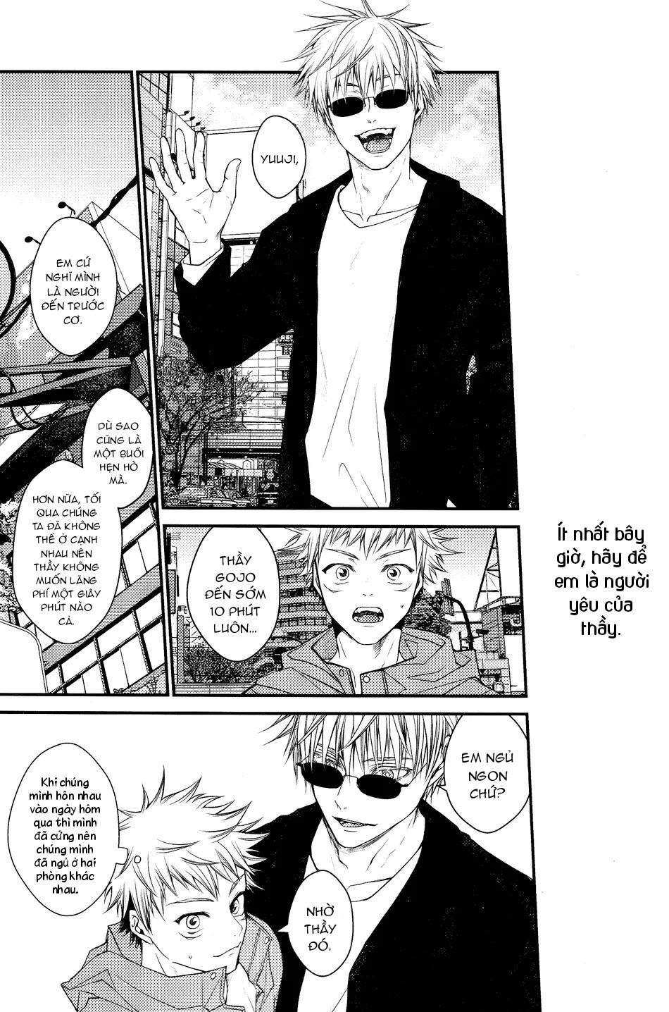 ONESHOT VÀ DOU THEO ĐỀ CỬ Chapter 16.6 GojoYuuji - Next 