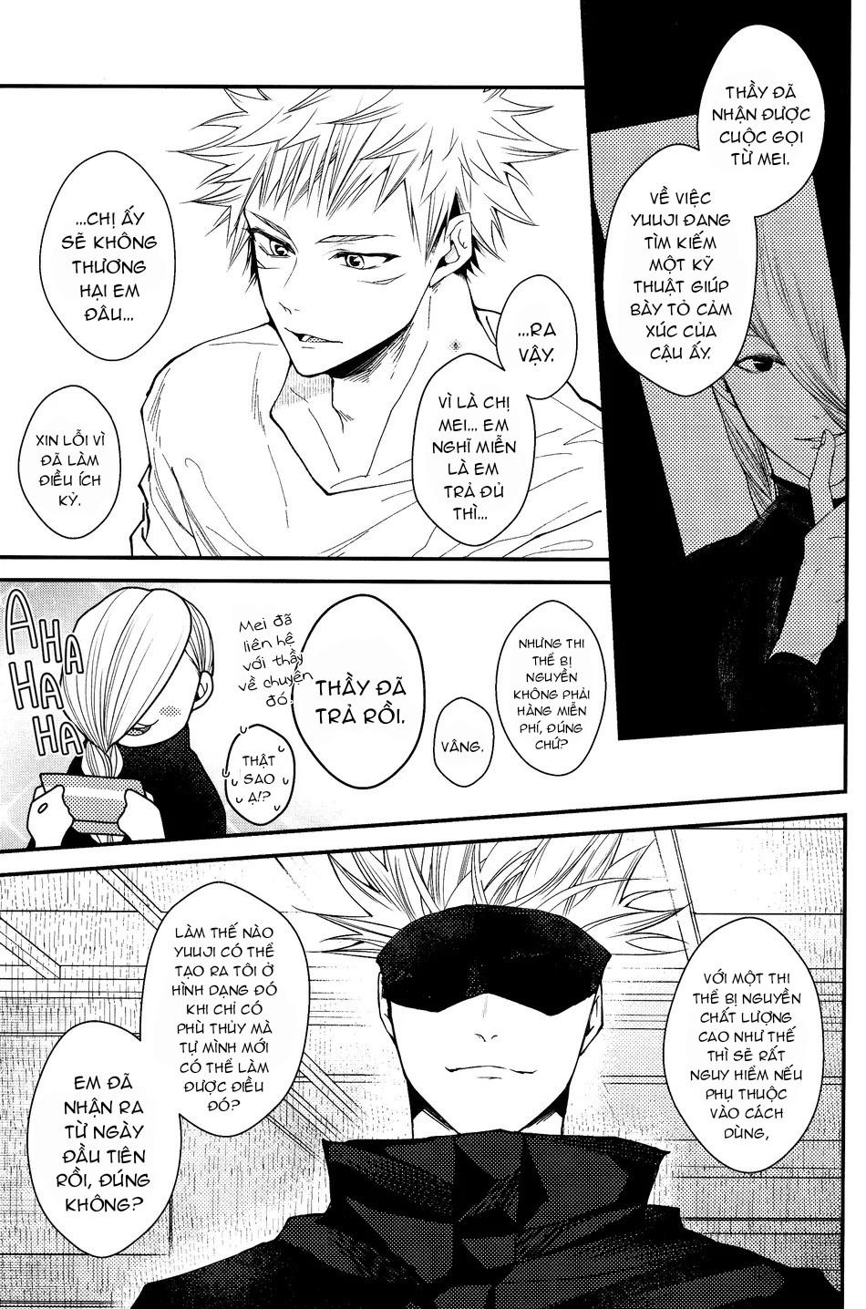 ONESHOT VÀ DOU THEO ĐỀ CỬ Chapter 16.6 GojoYuuji - Next 