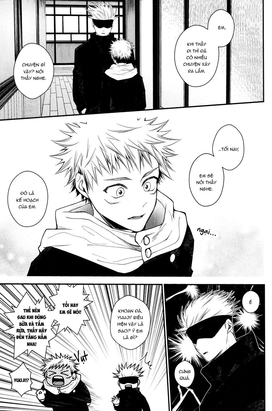ONESHOT VÀ DOU THEO ĐỀ CỬ Chapter 16 GojoYuuji - Next 
