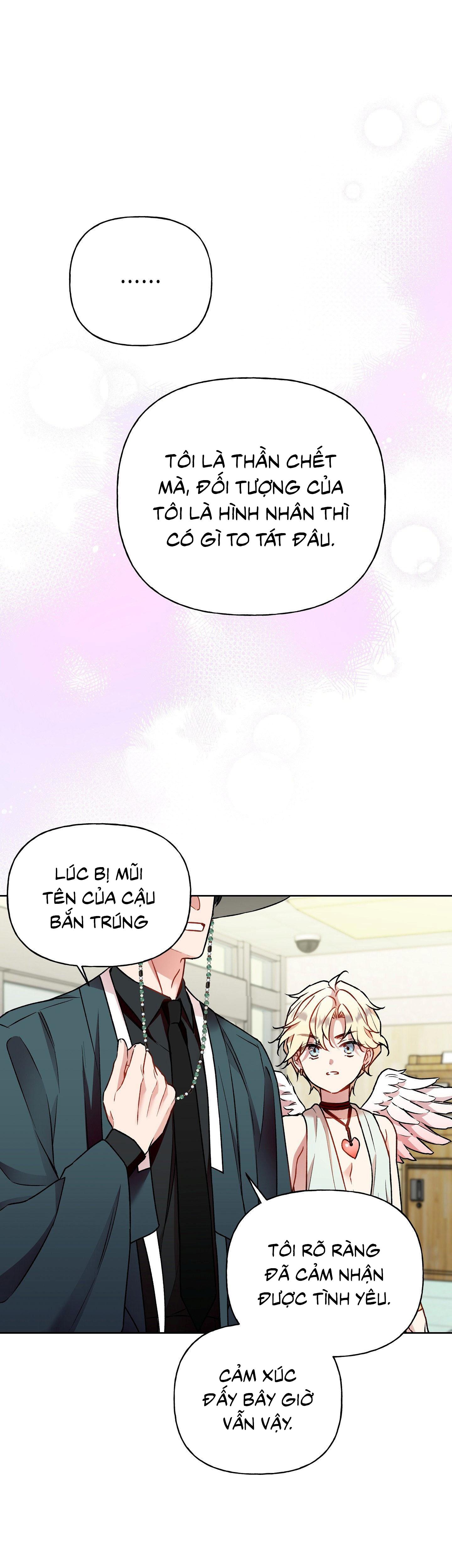 Thần chết muốn trở thành thần tình yêu! Chapter 6 - Trang 2