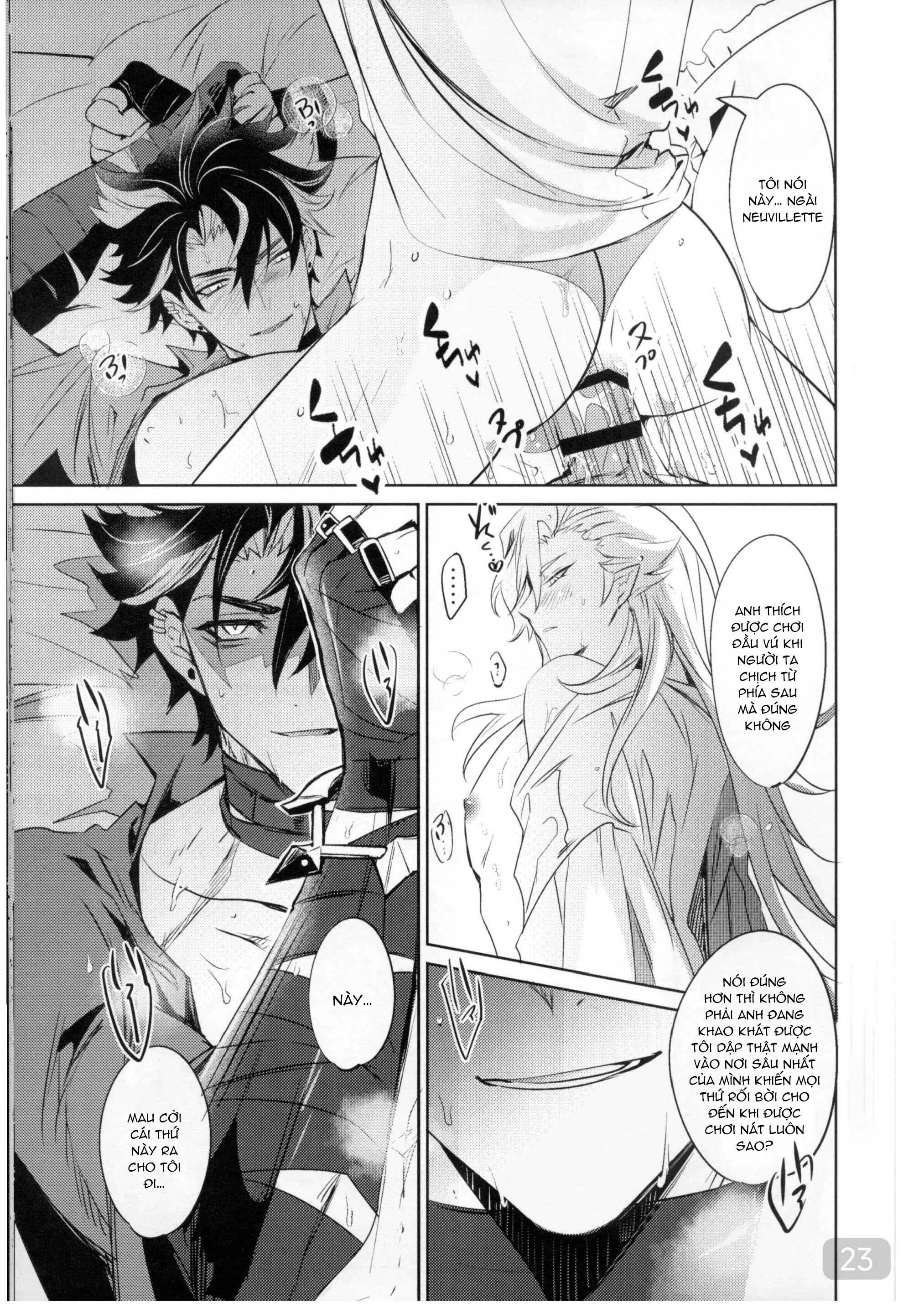 Tổng Hợp Oneshot Genshin Impact Chapter 84 wrio x neuvi - Next Chapter 85 Ayato x Thoma