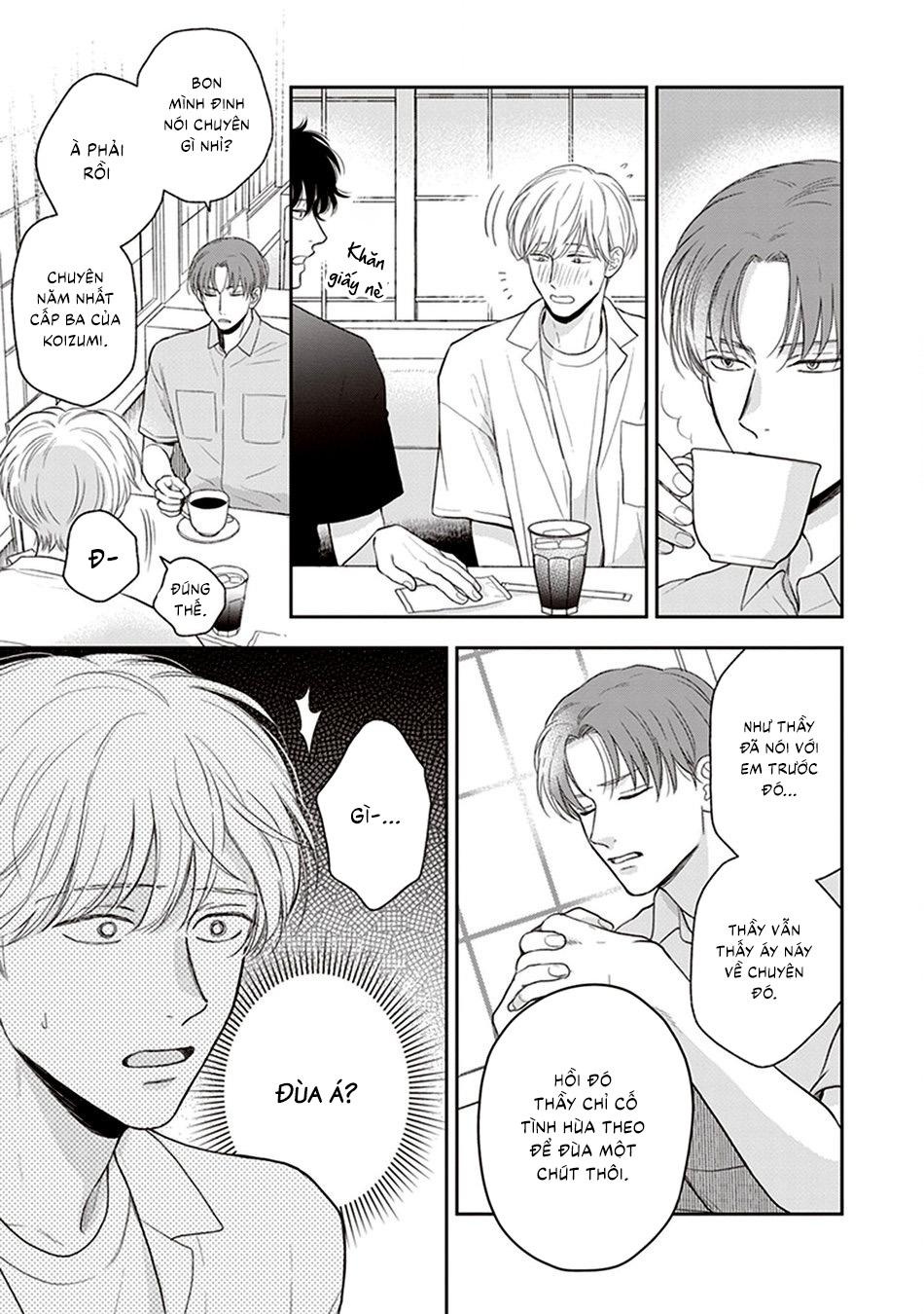 Koizumi-sensei không muốn bị phát hiện Chapter 6 - Trang 2