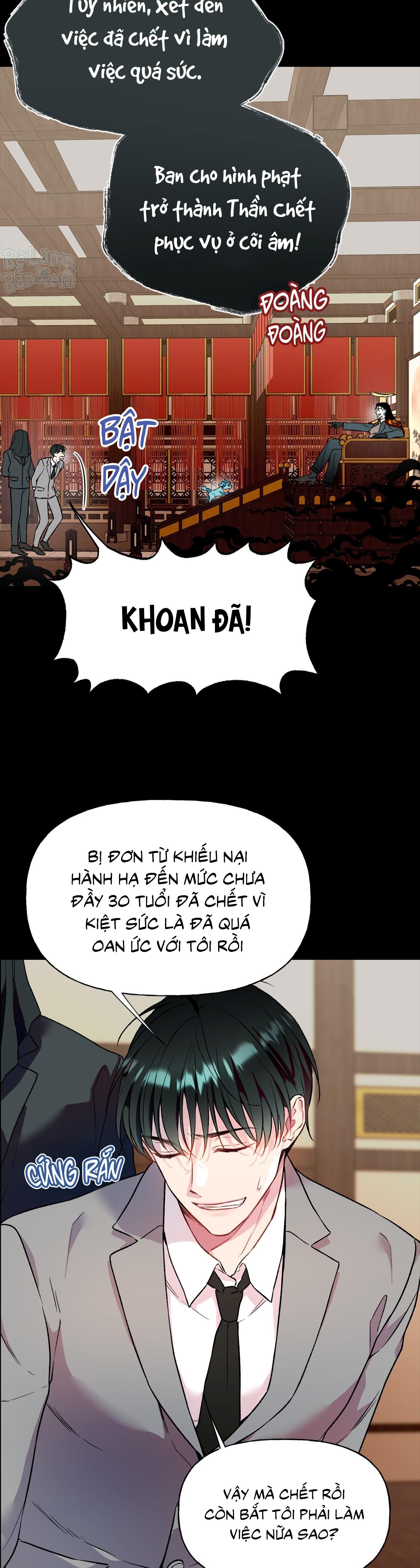 Thần chết muốn trở thành thần tình yêu! Chapter 1 - Trang 2
