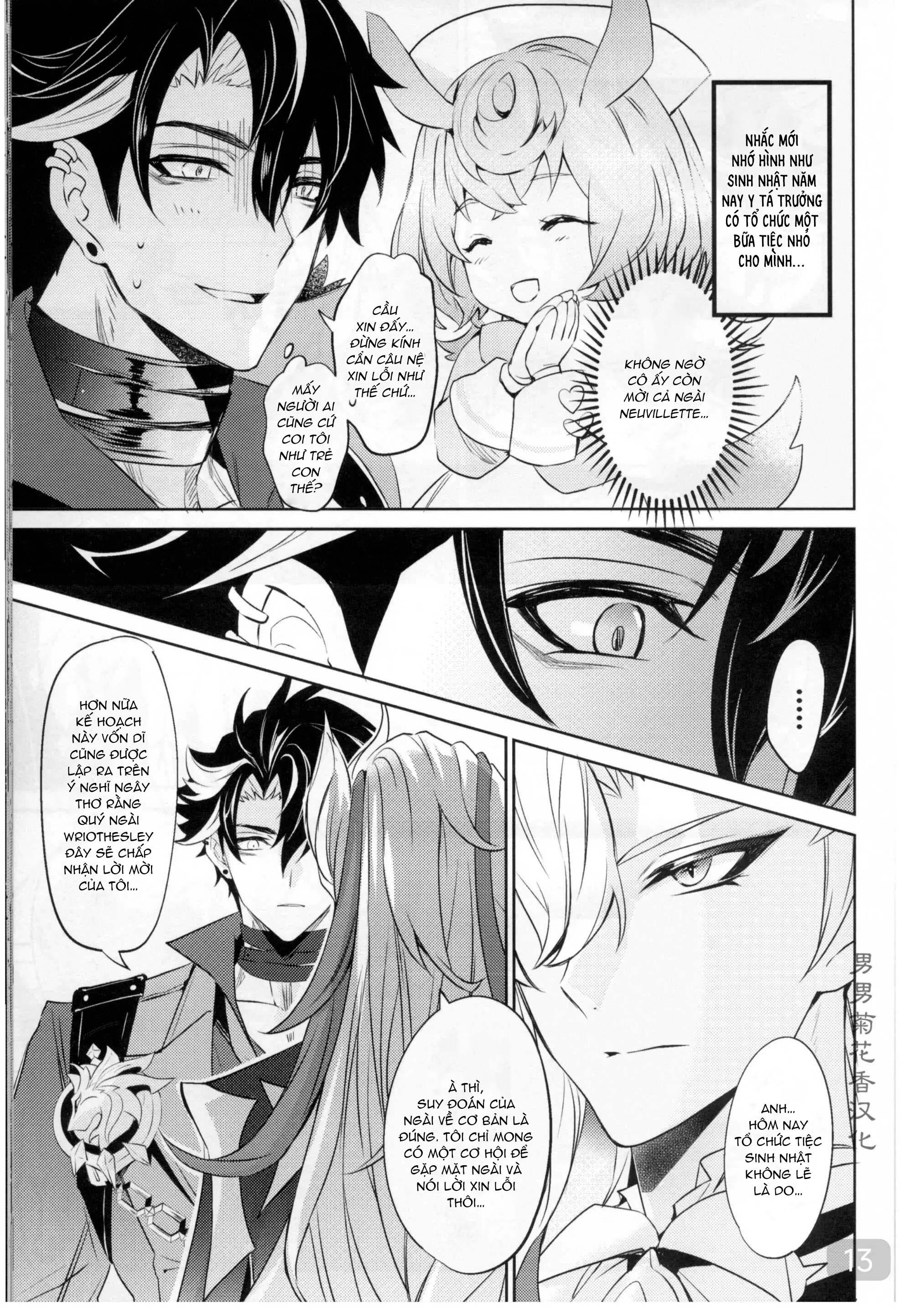 Tổng Hợp Oneshot Genshin Impact Chapter 84 wrio x neuvi - Next Chapter 85 Ayato x Thoma