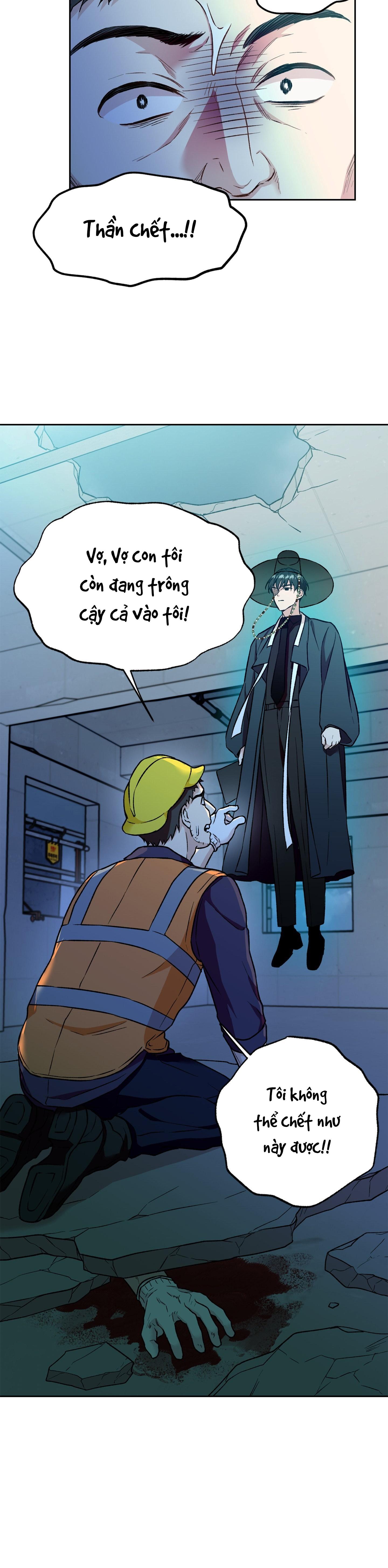 Thần chết muốn trở thành thần tình yêu! Chapter 1 - Trang 2
