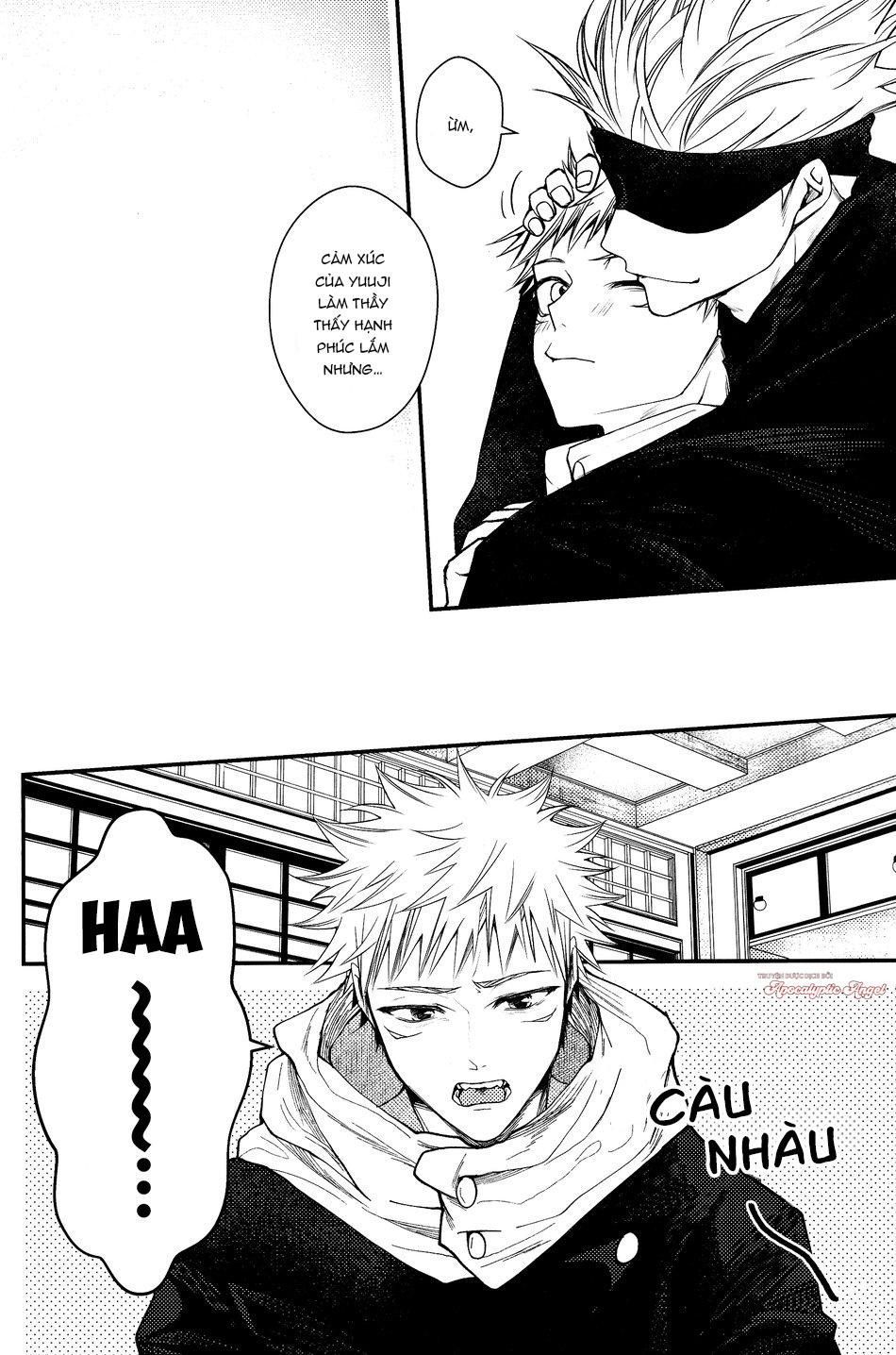 ONESHOT VÀ DOU THEO ĐỀ CỬ Chapter 16 GojoYuuji - Next 