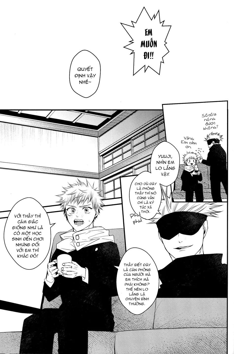 ONESHOT VÀ DOU THEO ĐỀ CỬ Chapter 16.6 GojoYuuji - Next 
