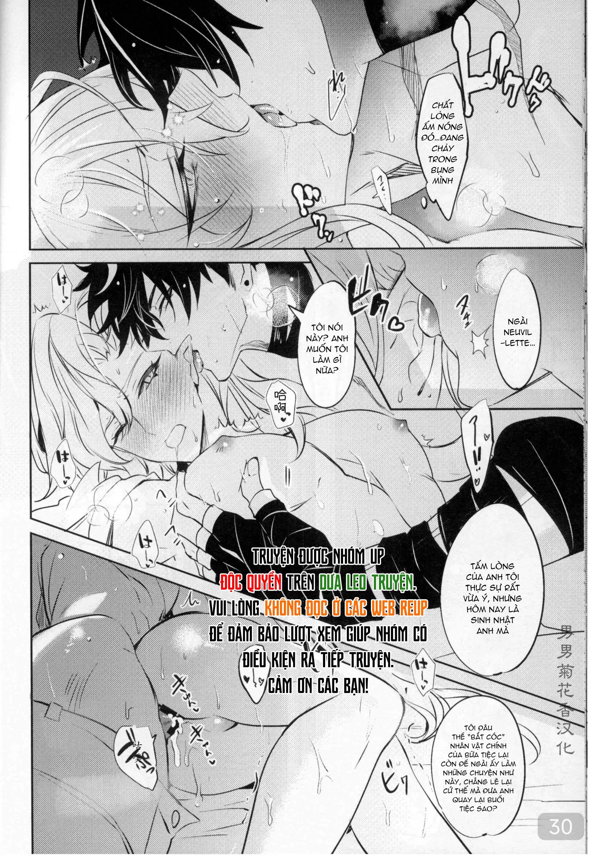 Tổng Hợp Oneshot Genshin Impact Chapter 84 wrio x neuvi - Next Chapter 85 Ayato x Thoma