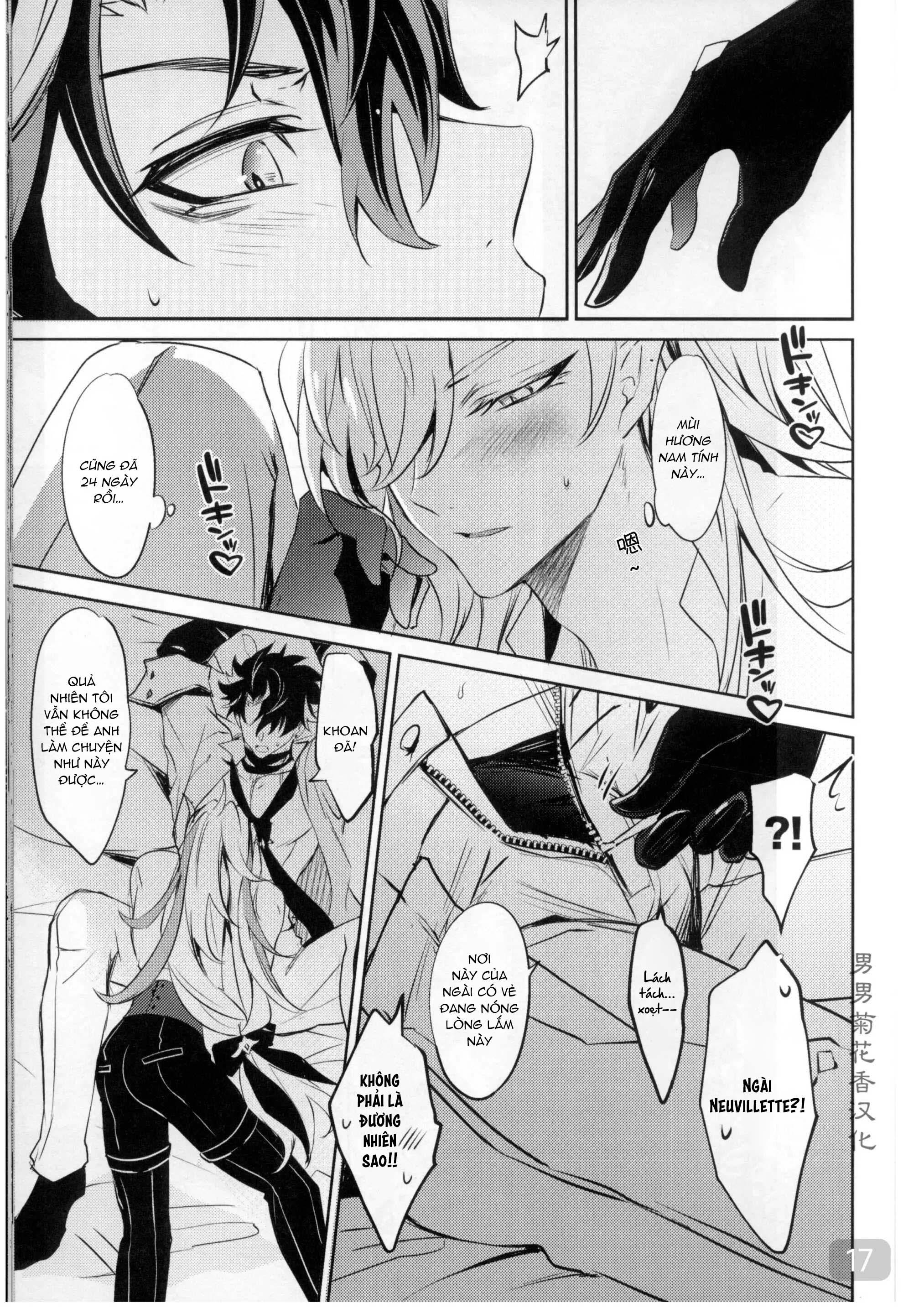 Tổng Hợp Oneshot Genshin Impact Chapter 84 wrio x neuvi - Next Chapter 85 Ayato x Thoma