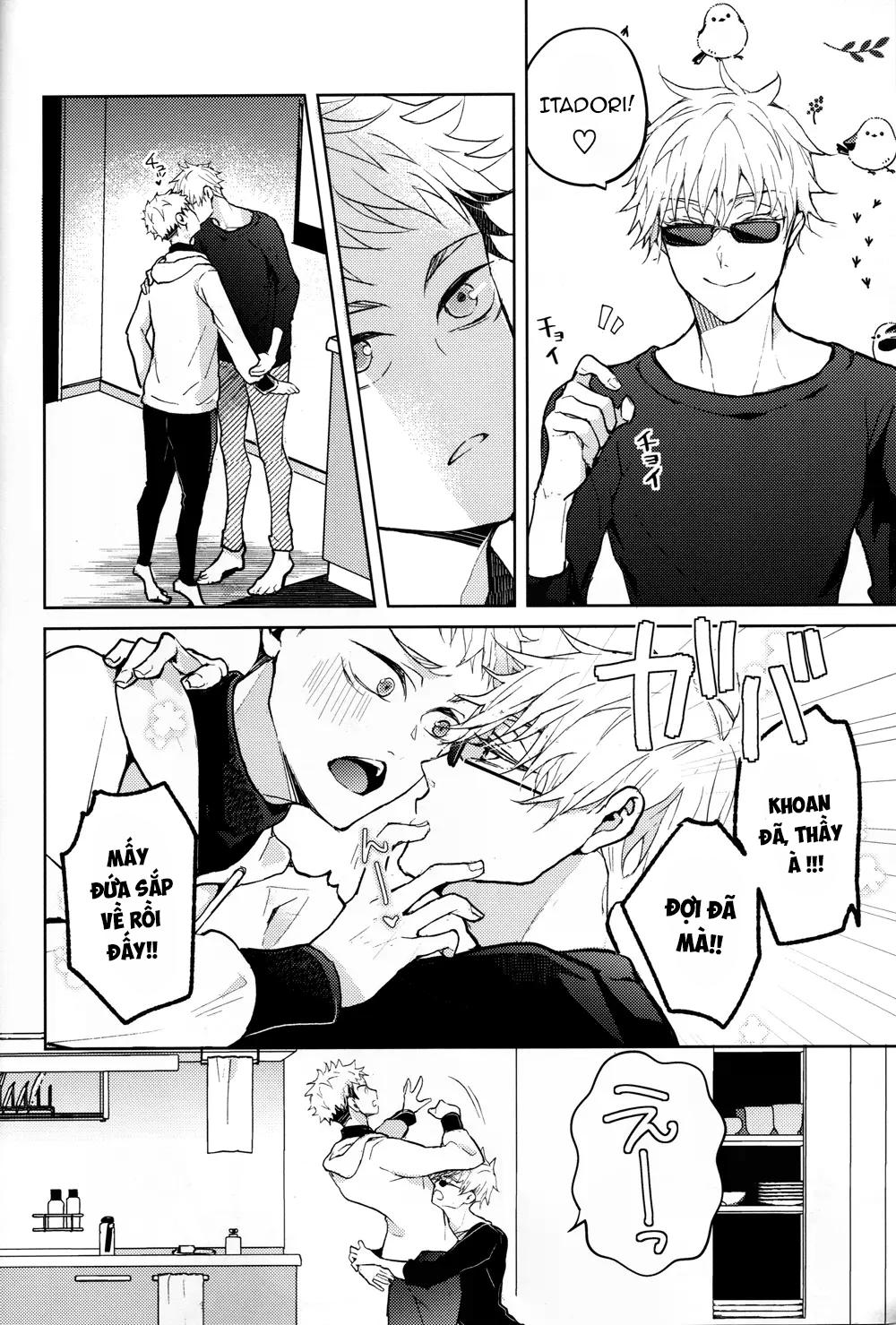 JUJUTSU KAISEN HD KHÔNG CHE Chapter 23 Gojo x Yuuji - Trang 2