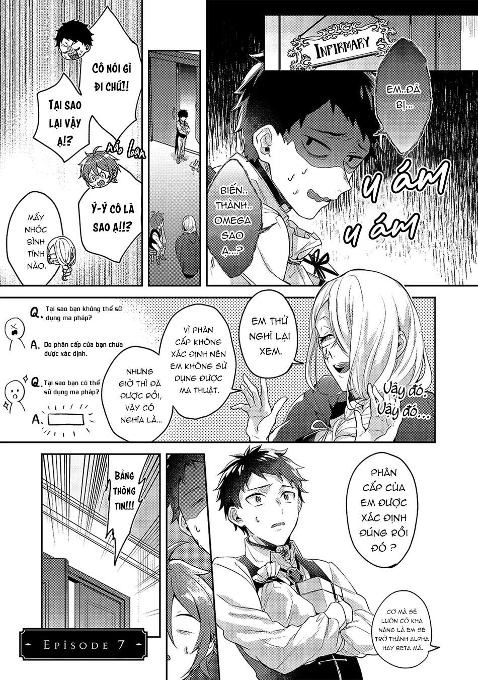 Thứ duy nhất tôi không muốn trở thành chính là Omega!! Chapter 7 - Next 