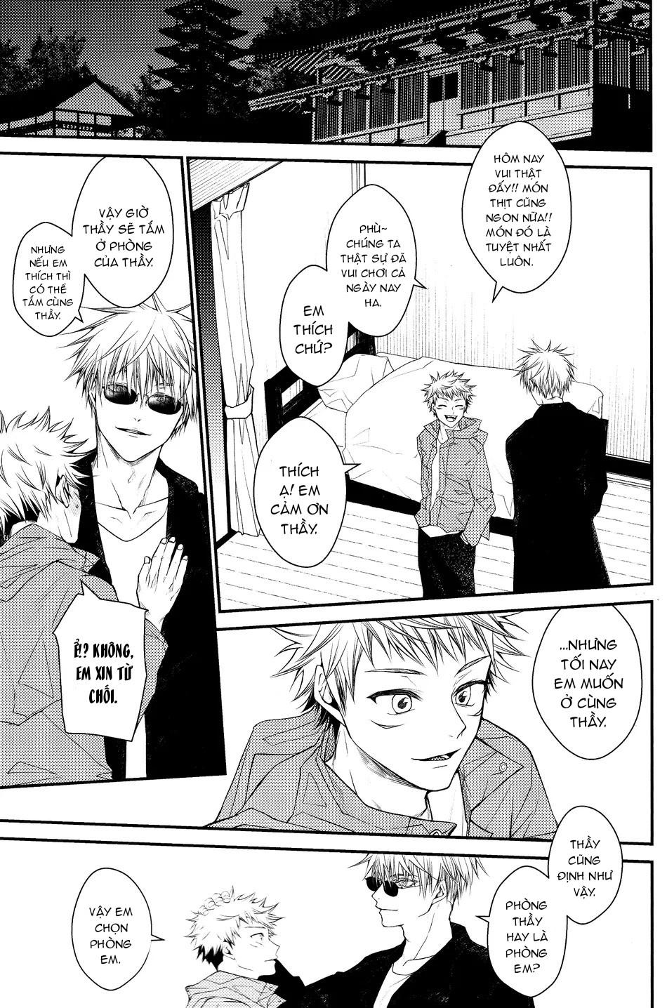 ONESHOT VÀ DOU THEO ĐỀ CỬ Chapter 16.6 GojoYuuji - Next 