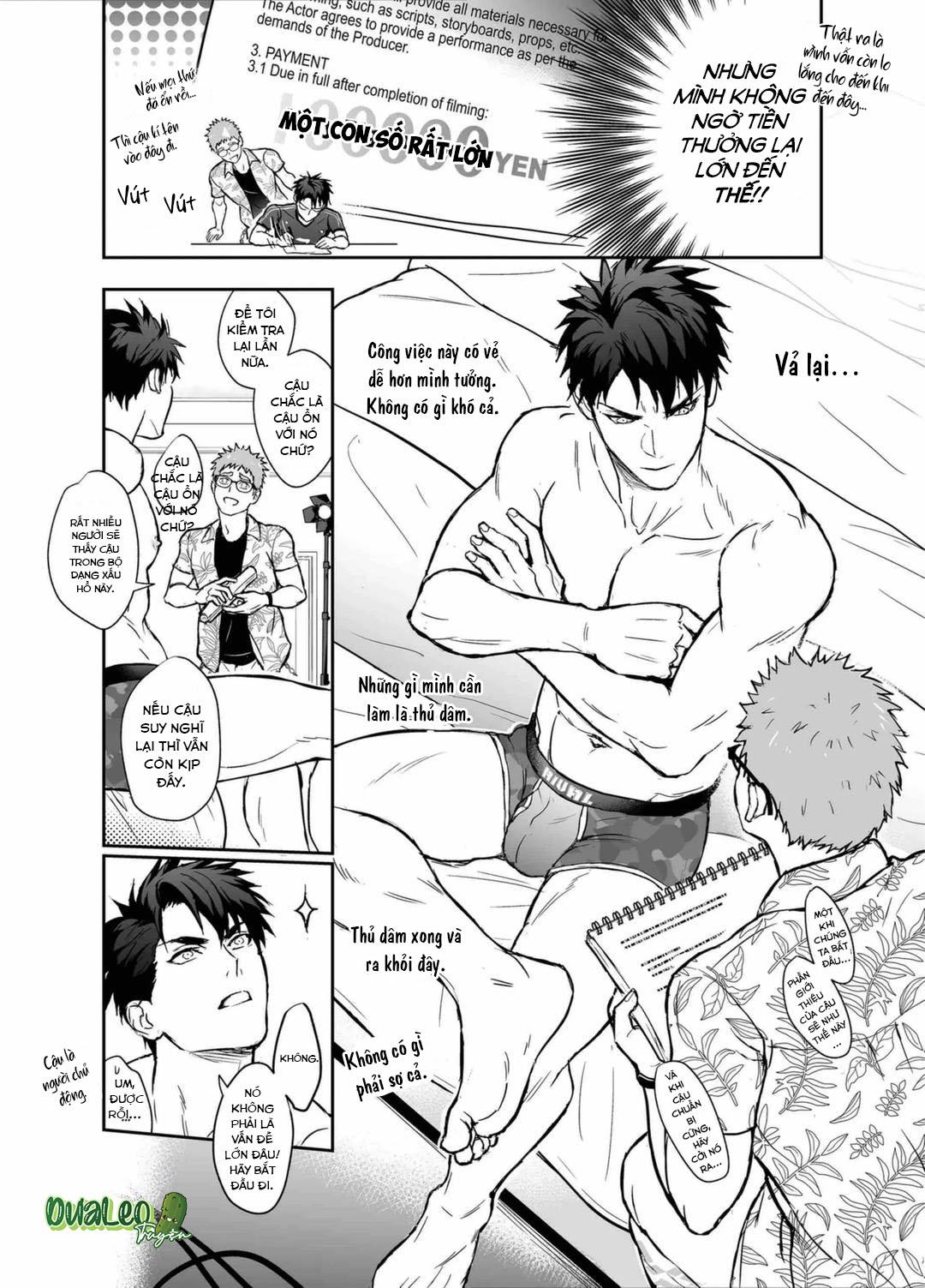 Đóng chung phim p*rn với kẻ thù không đội trời chung của tôi. Chapter 1 Oneshot - Trang 2