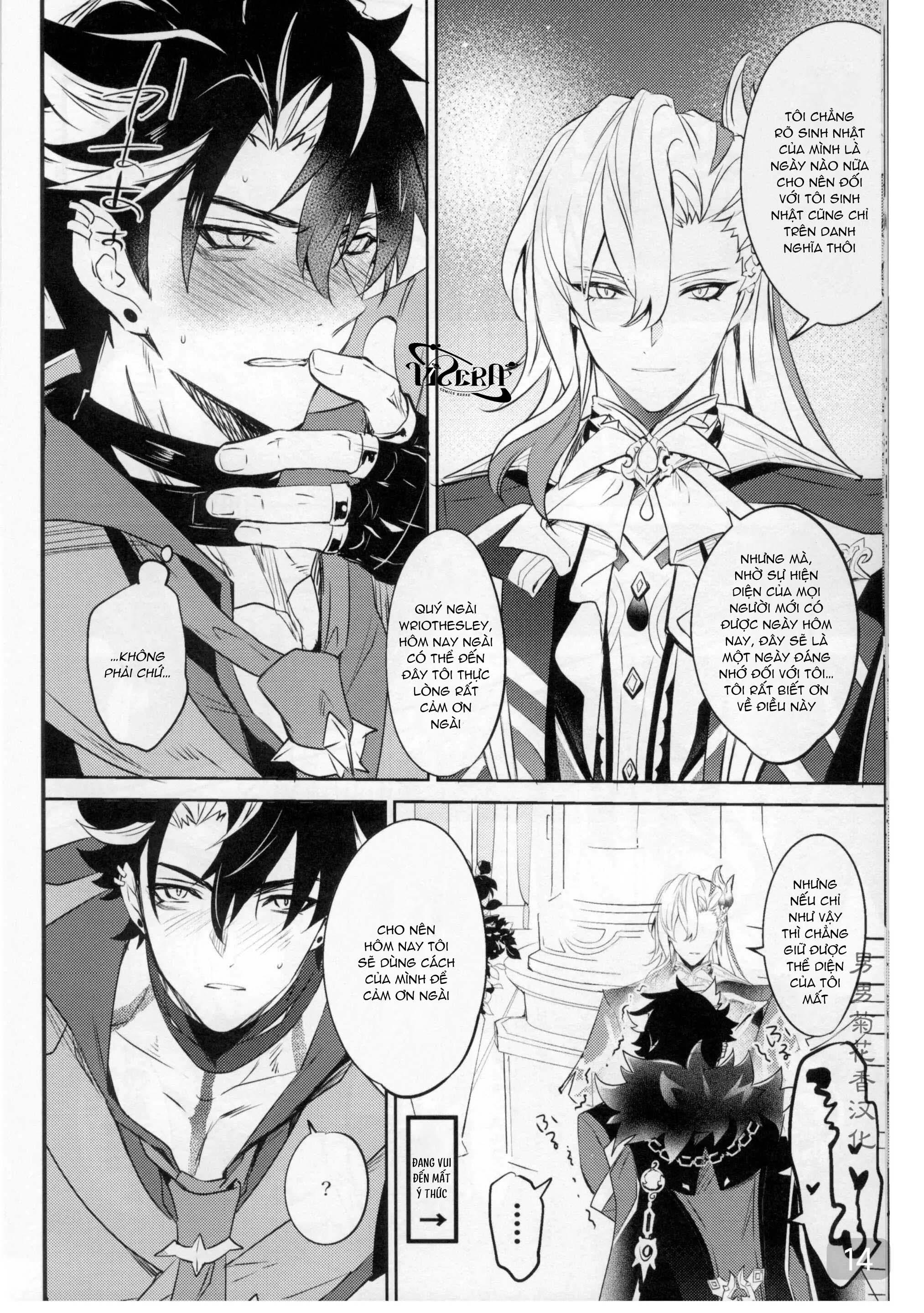 Tổng Hợp Oneshot Genshin Impact Chapter 84 wrio x neuvi - Next Chapter 85 Ayato x Thoma