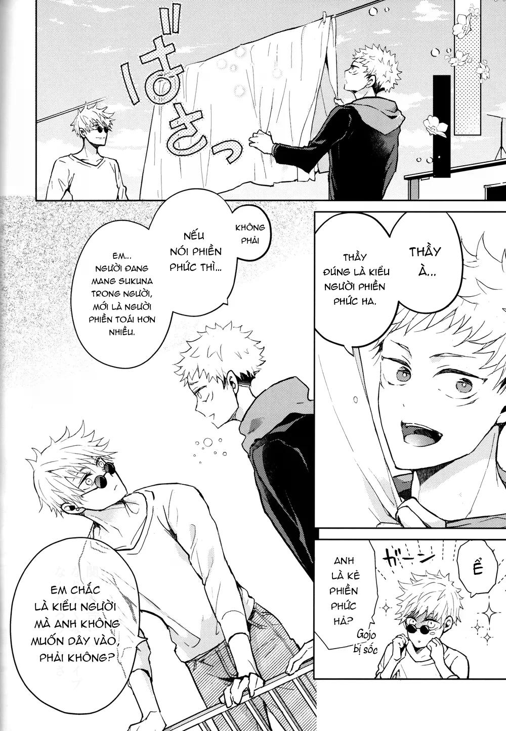 JUJUTSU KAISEN HD KHÔNG CHE Chapter 23 Gojo x Yuuji - Trang 2