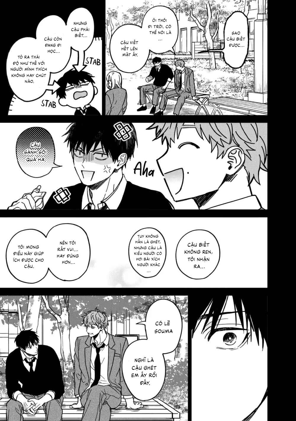 Tiền bối Enomoto không ngây thơ như thiên thần Chapter 4 - Trang 2
