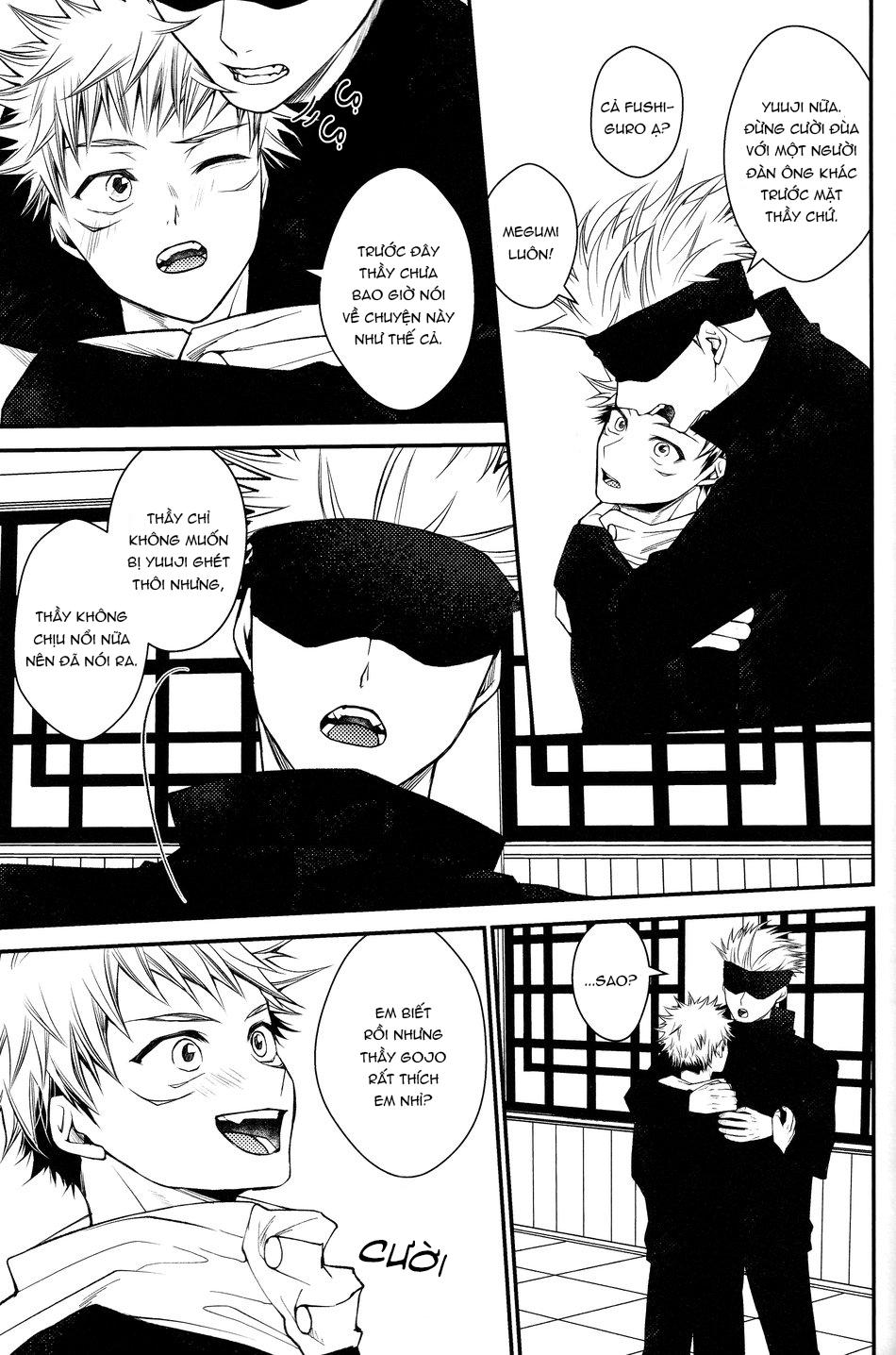 ONESHOT VÀ DOU THEO ĐỀ CỬ Chapter 16 GojoYuuji - Next 