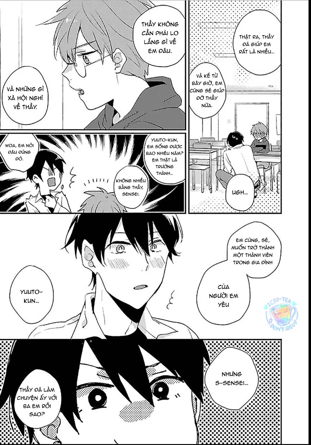 Thầy Giáo Trẻ Thuần Khiết Mong Muốn Được Cha Nuôi Bảnh Bao Ôm Ấp Chapter 4 - Next 