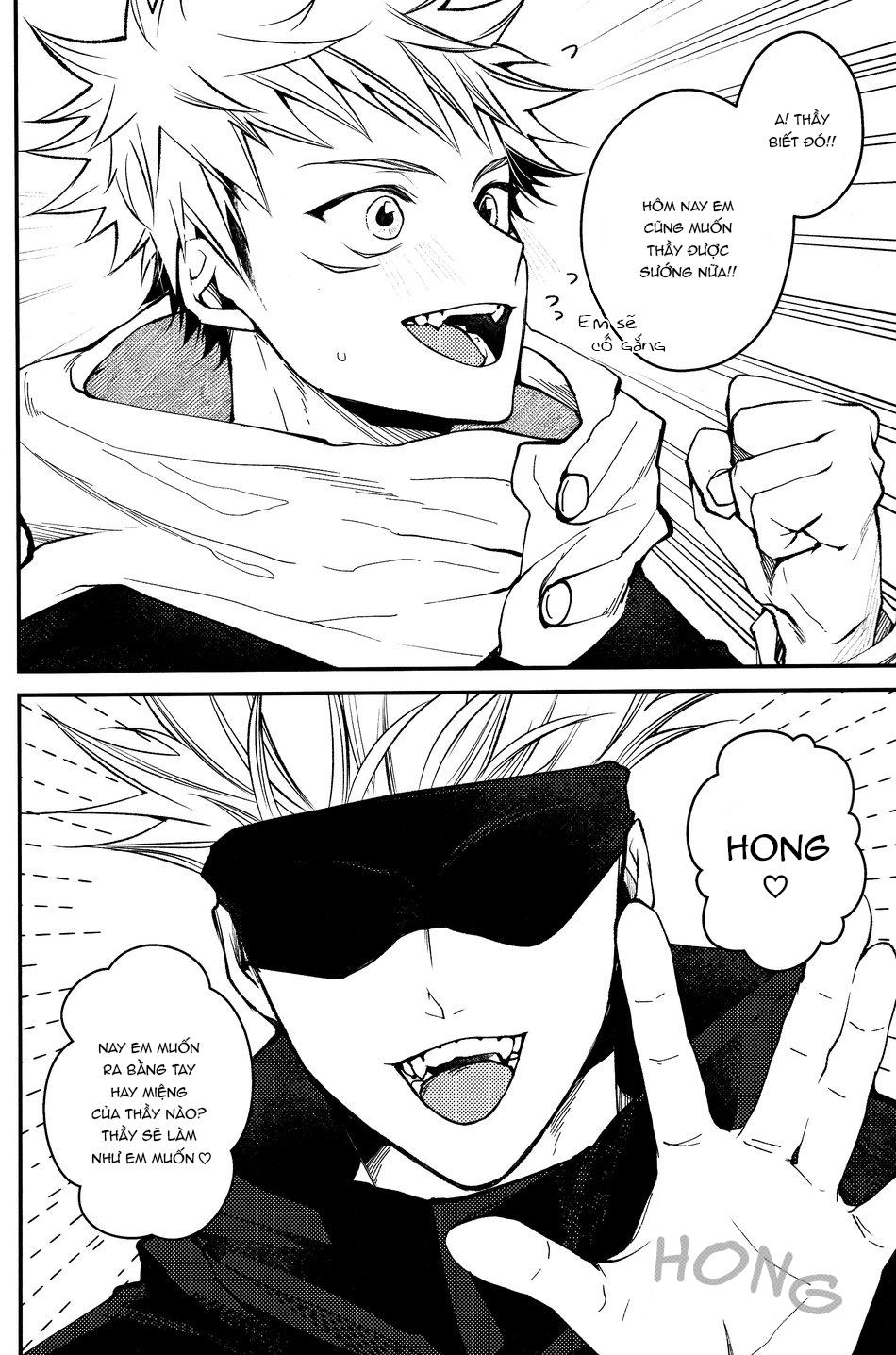 ONESHOT VÀ DOU THEO ĐỀ CỬ Chapter 16 GojoYuuji - Next 