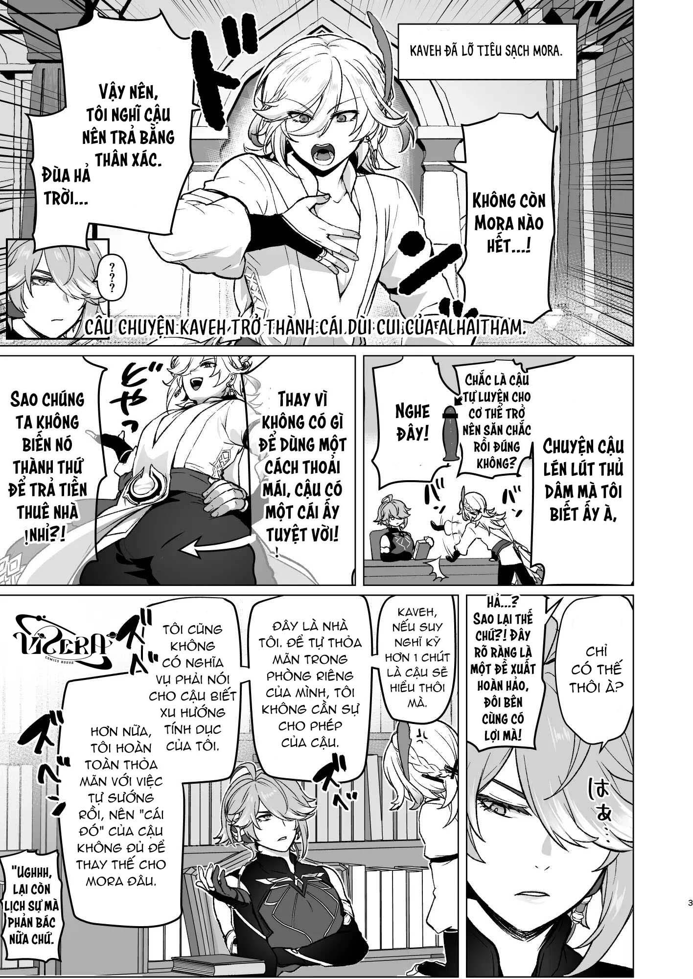 Tổng Hợp Oneshot Genshin Impact Chapter 88 - Next Chapter 89 Flins x Aether