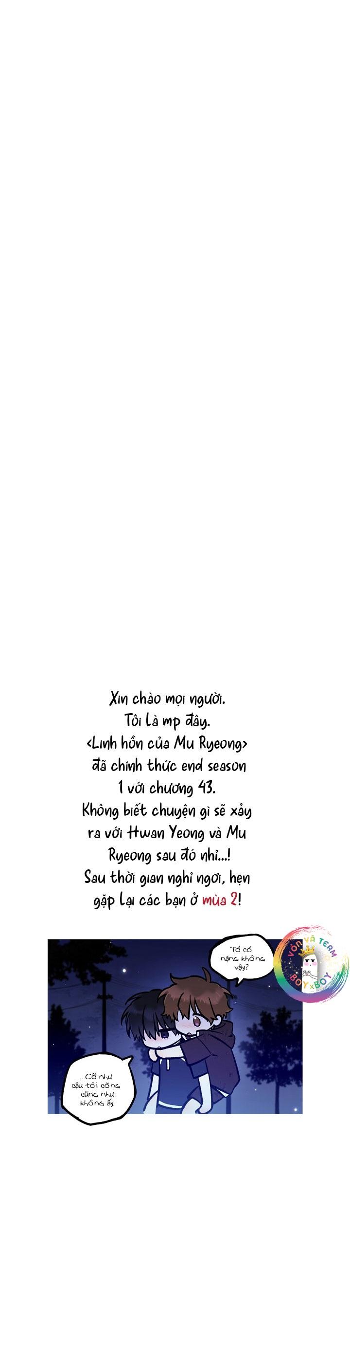 Linh Hồn Của Mu Ryeong Chapter 43 End season 1 - Next 