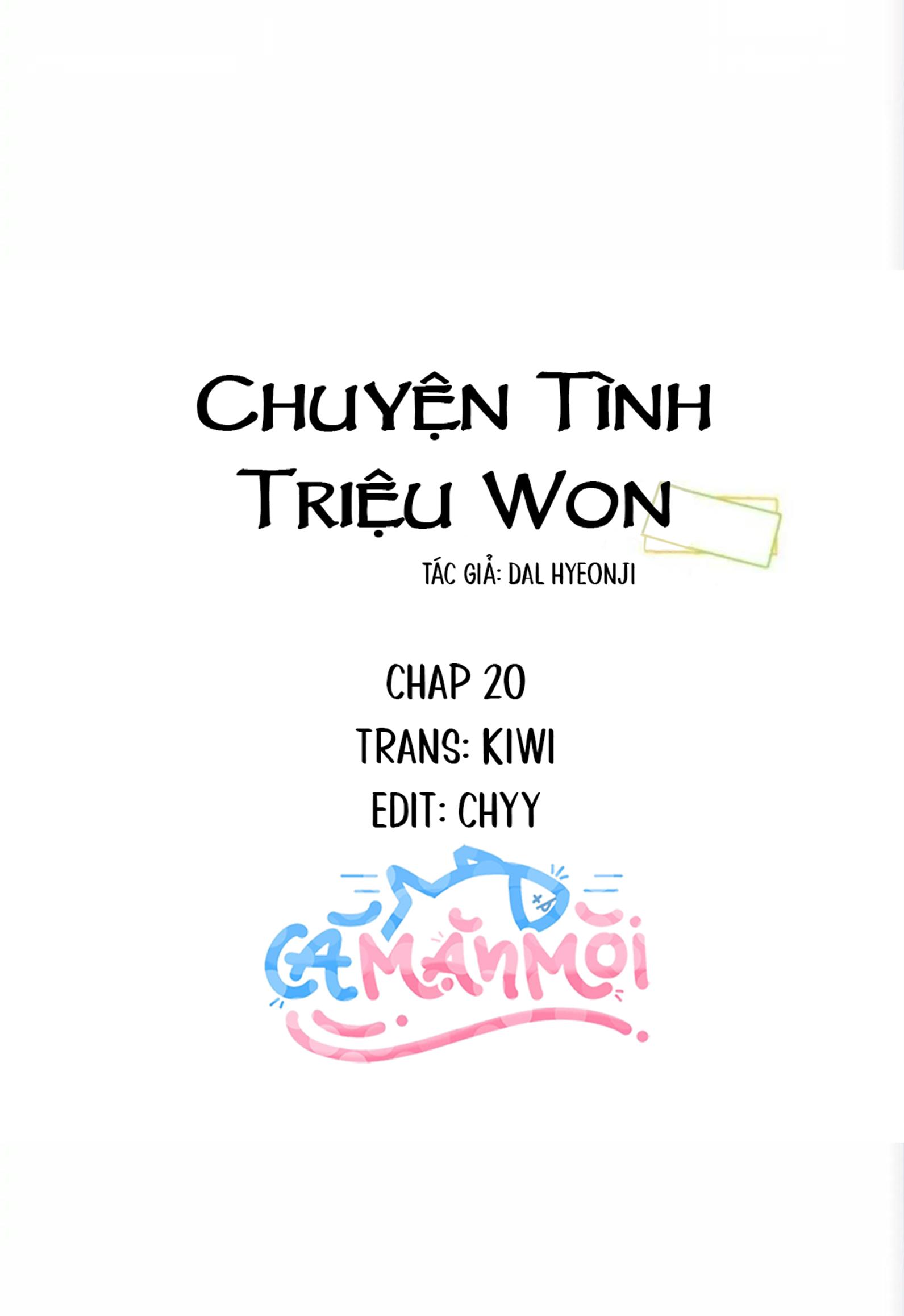 Chuyện Tình Triệu Won Chapter 20 - Next 