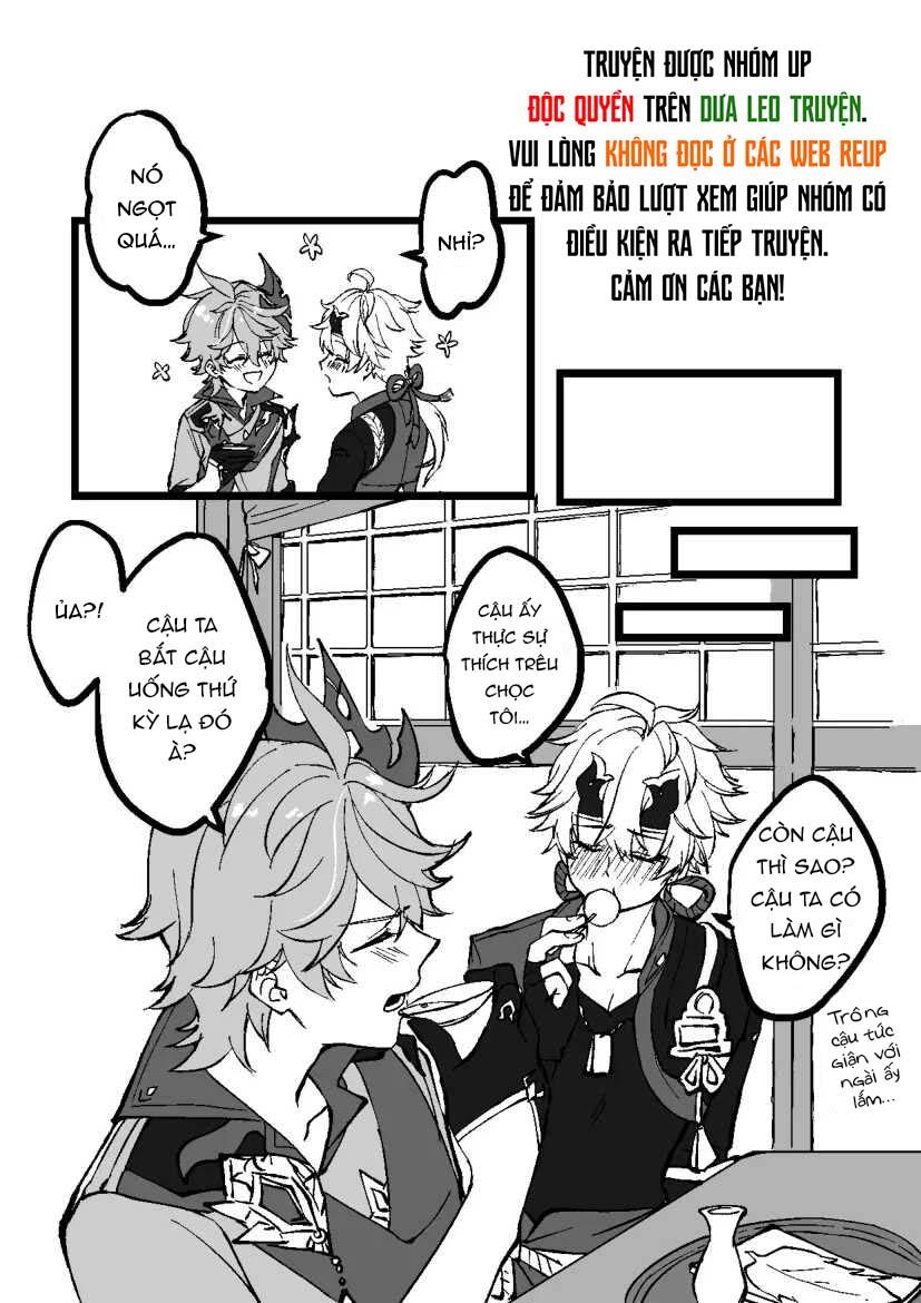 Tổng Hợp Oneshot Genshin Impact Chapter 62.1 Childe x Thoma - Next Chapter 62.2 ZhongChi