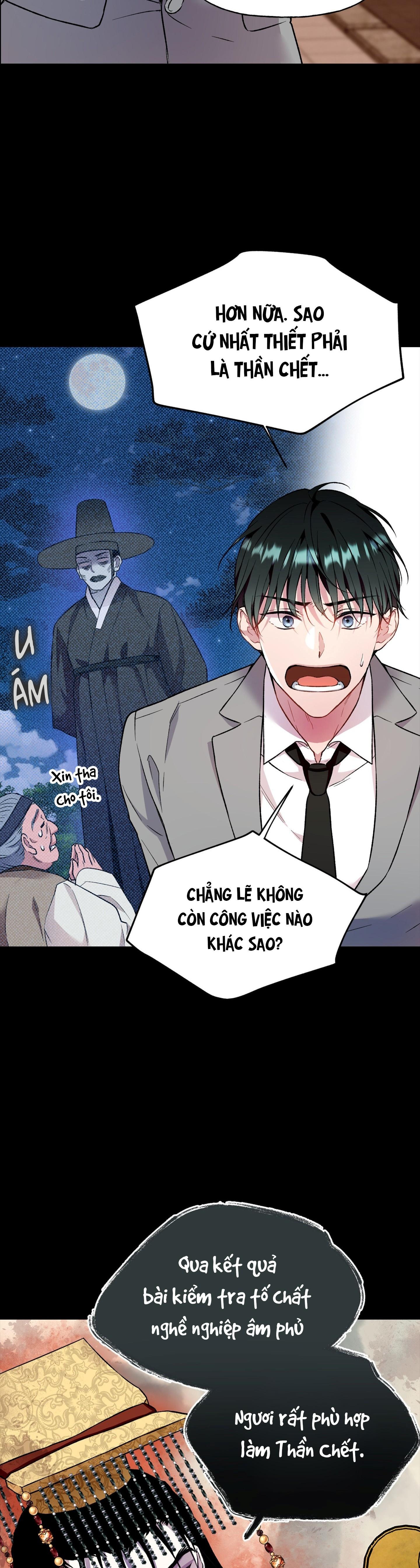 Thần chết muốn trở thành thần tình yêu! Chapter 1 - Trang 2