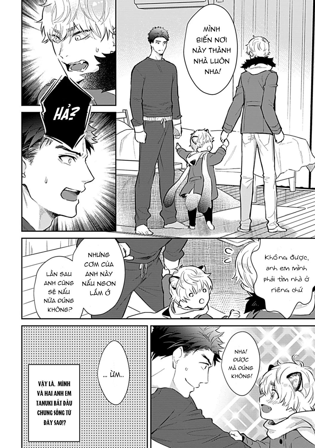 Trở Thành Một Gia Đình Cùng Hai Anh Em Tanuki Chapter 1 - Next 