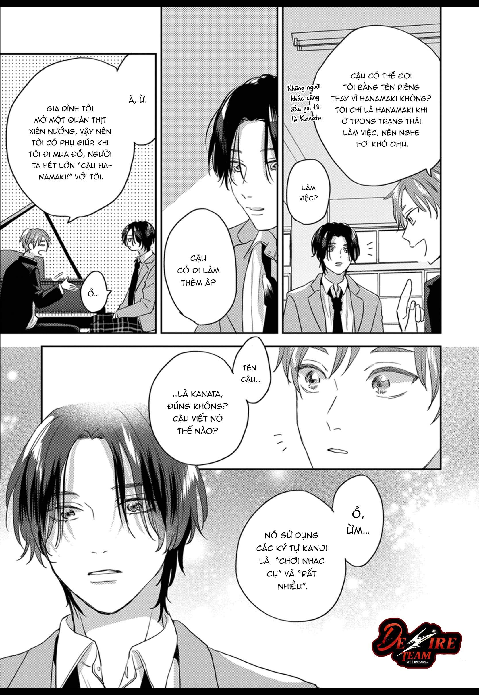 Âm thanh 100dB tràn đầy cảm xúc gửi đến cậu Chapter 2 - Trang 2