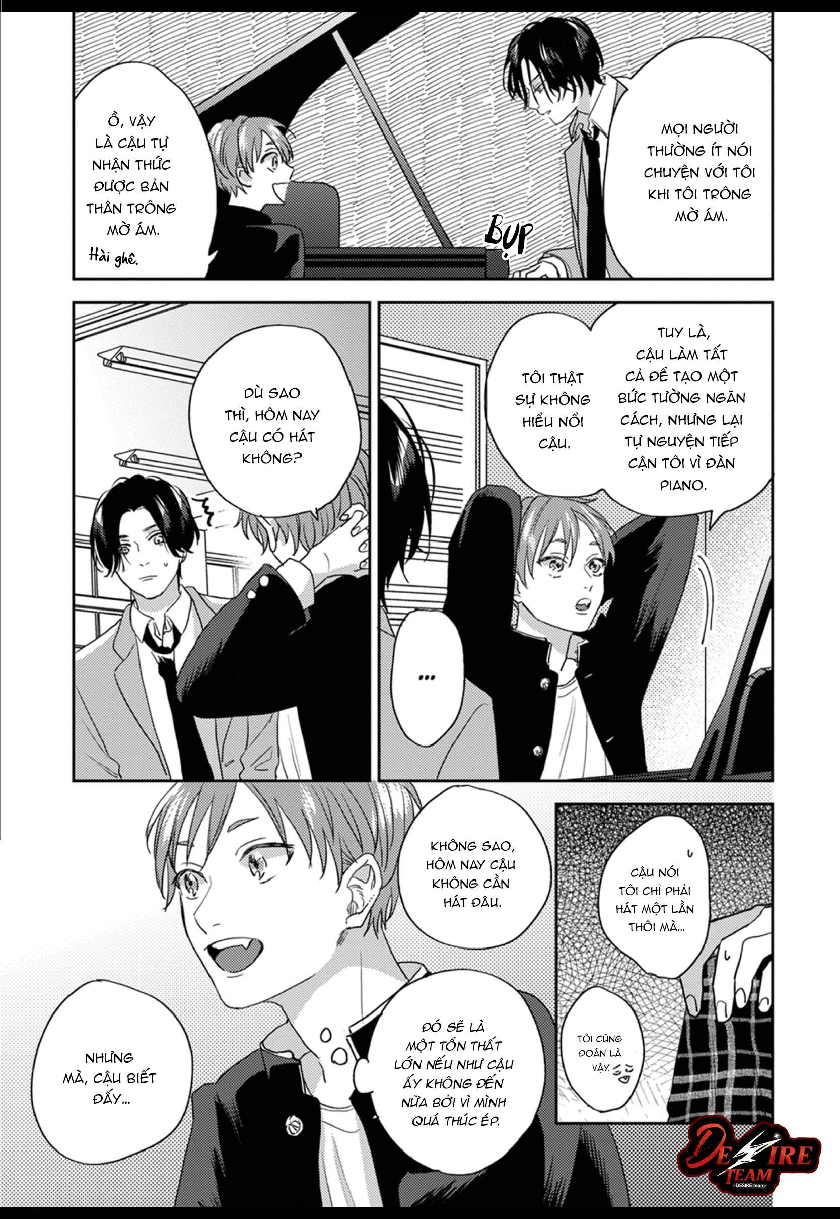 Âm thanh 100dB tràn đầy cảm xúc gửi đến cậu Chapter 2 - Trang 2