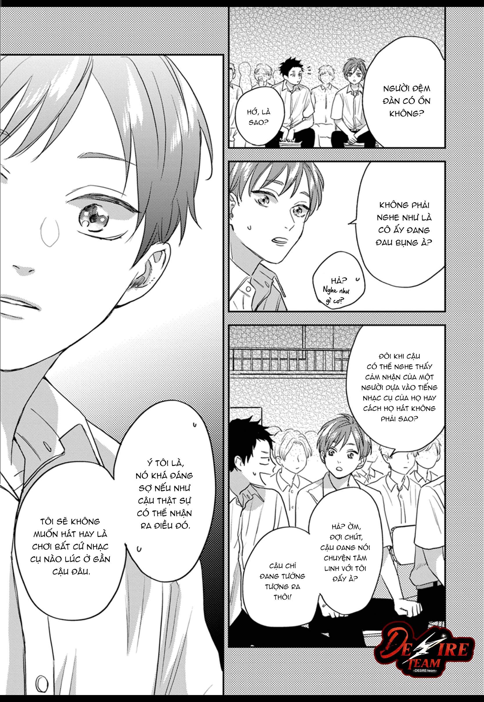 Âm thanh 100dB tràn đầy cảm xúc gửi đến cậu Chapter 2 - Trang 2